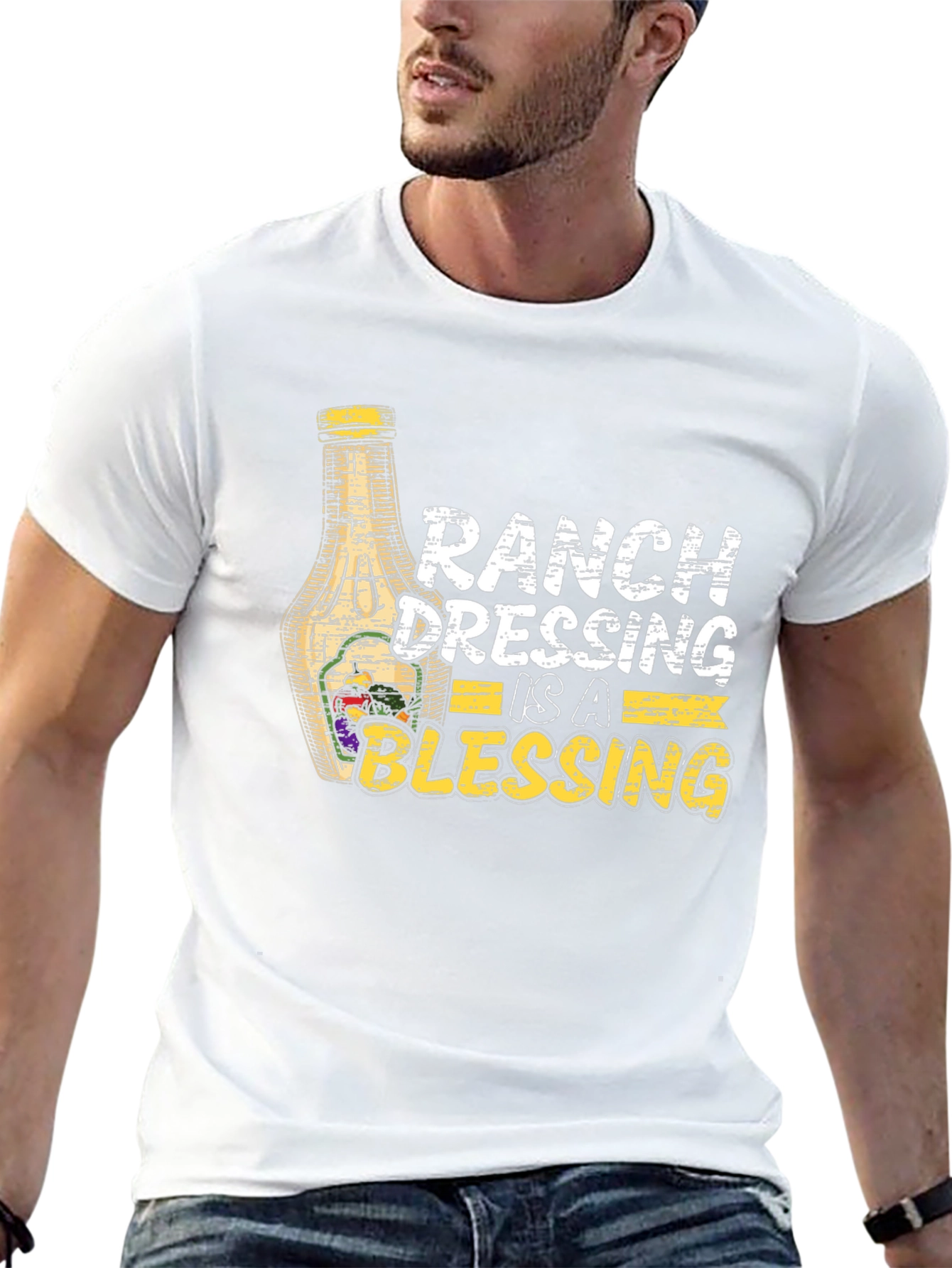 Black Ranch Dressing is a Blessing Graphic Tee view 13