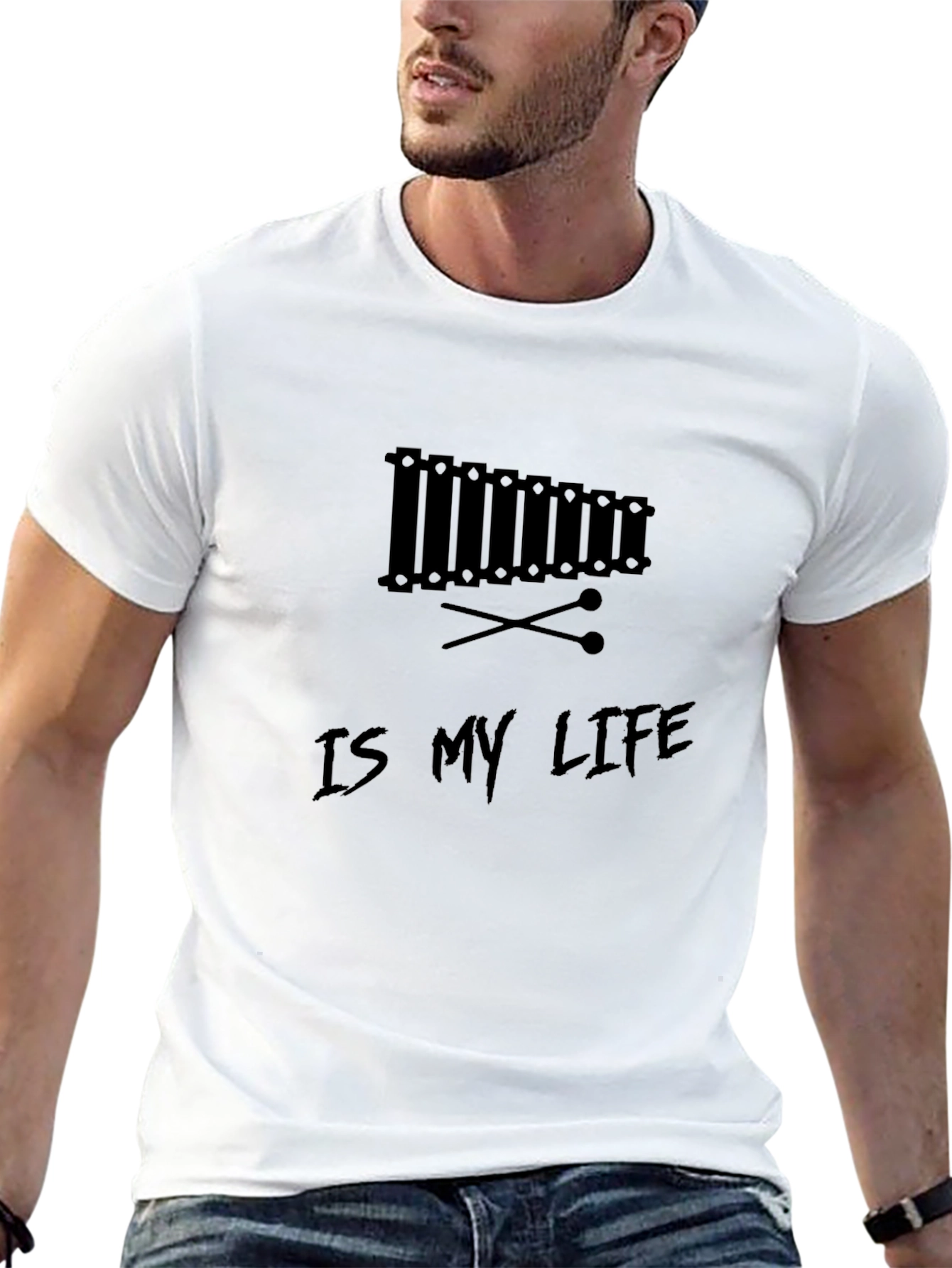 Black Music is My Life Graphic T-Shirt view 13