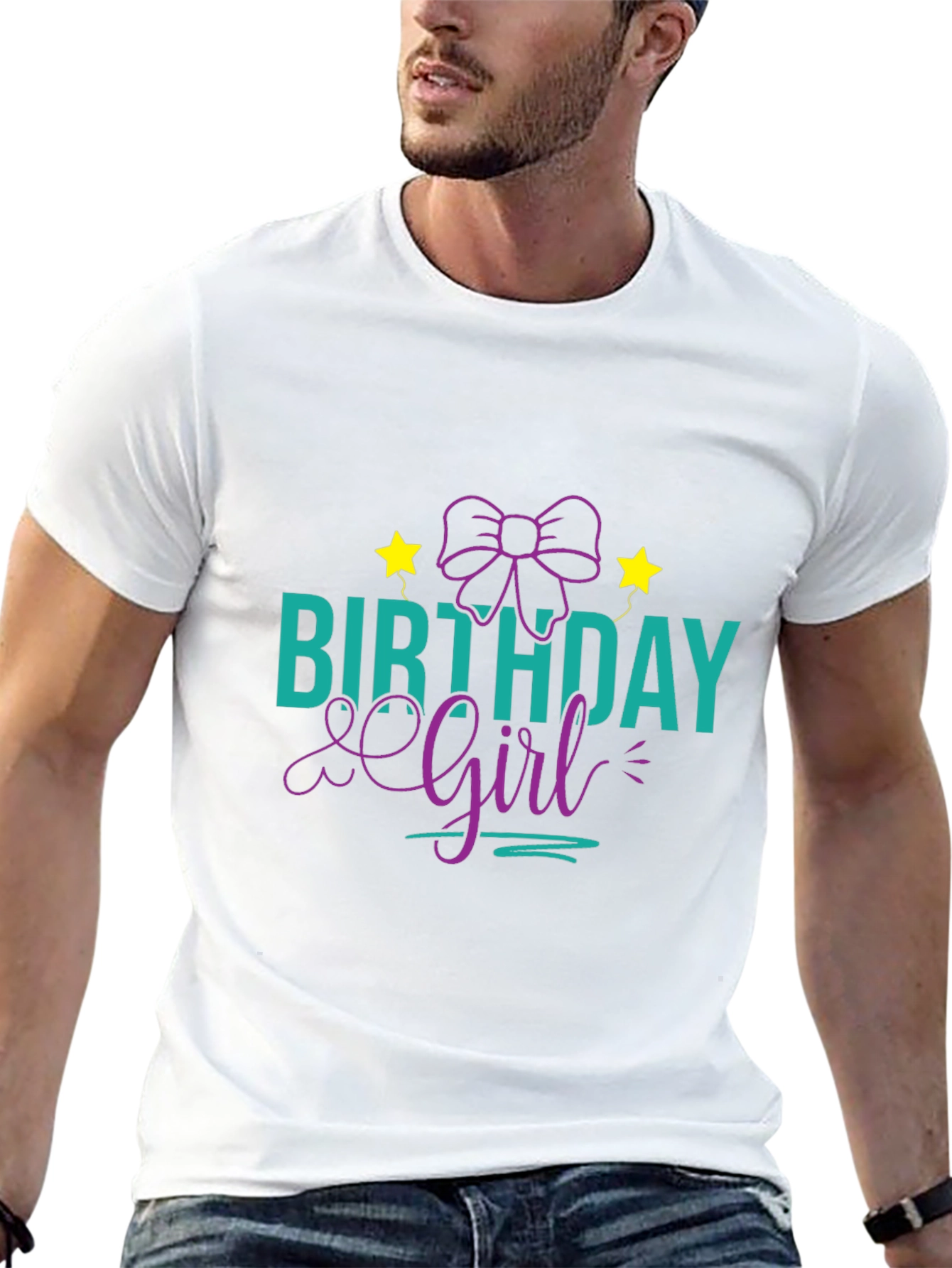 Black Birthday Girl T-Shirt - Fun Celebration Tee view 13