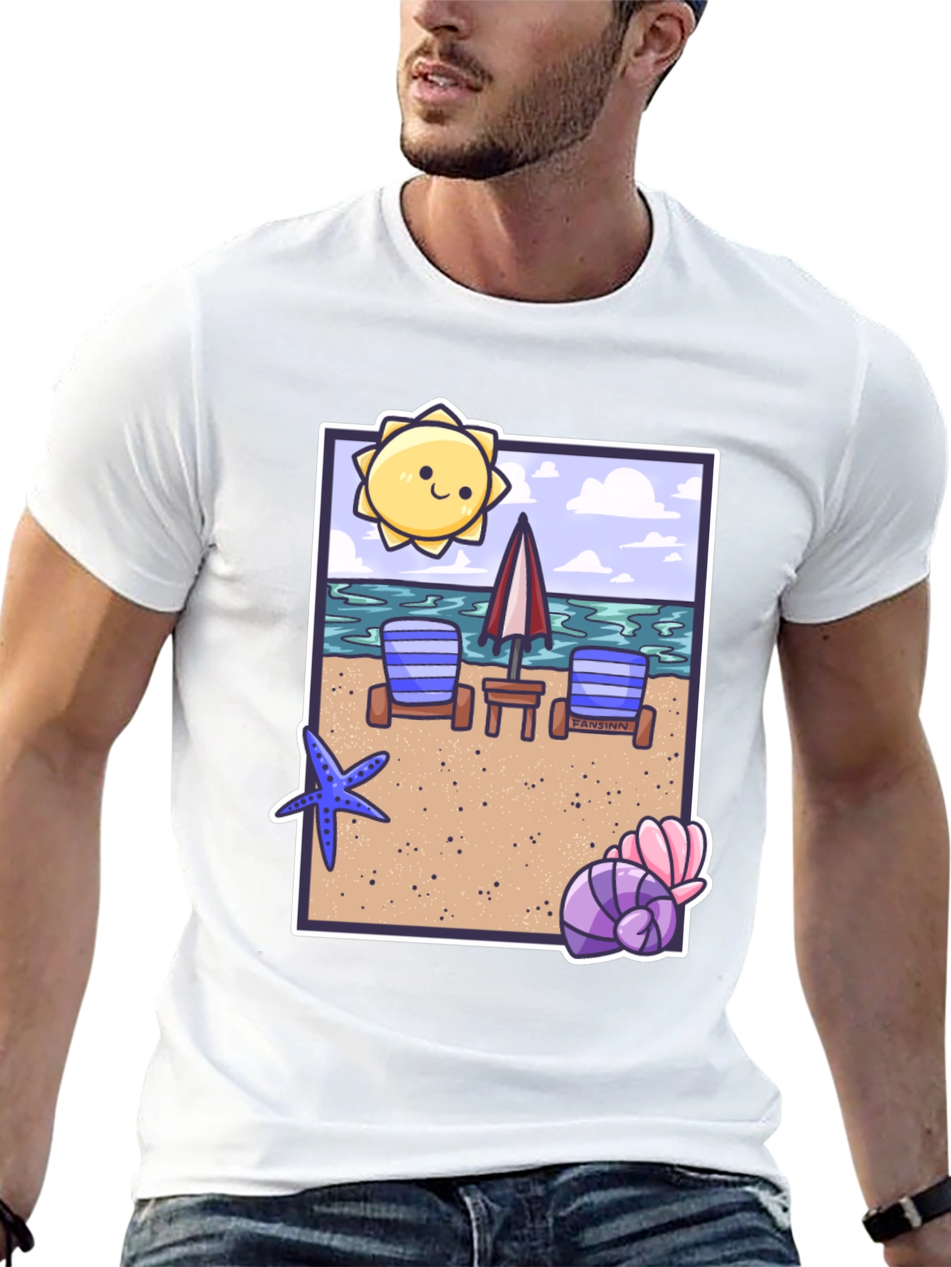 Black Beach Vibes T-Shirt: Summer Holiday Tee view 13