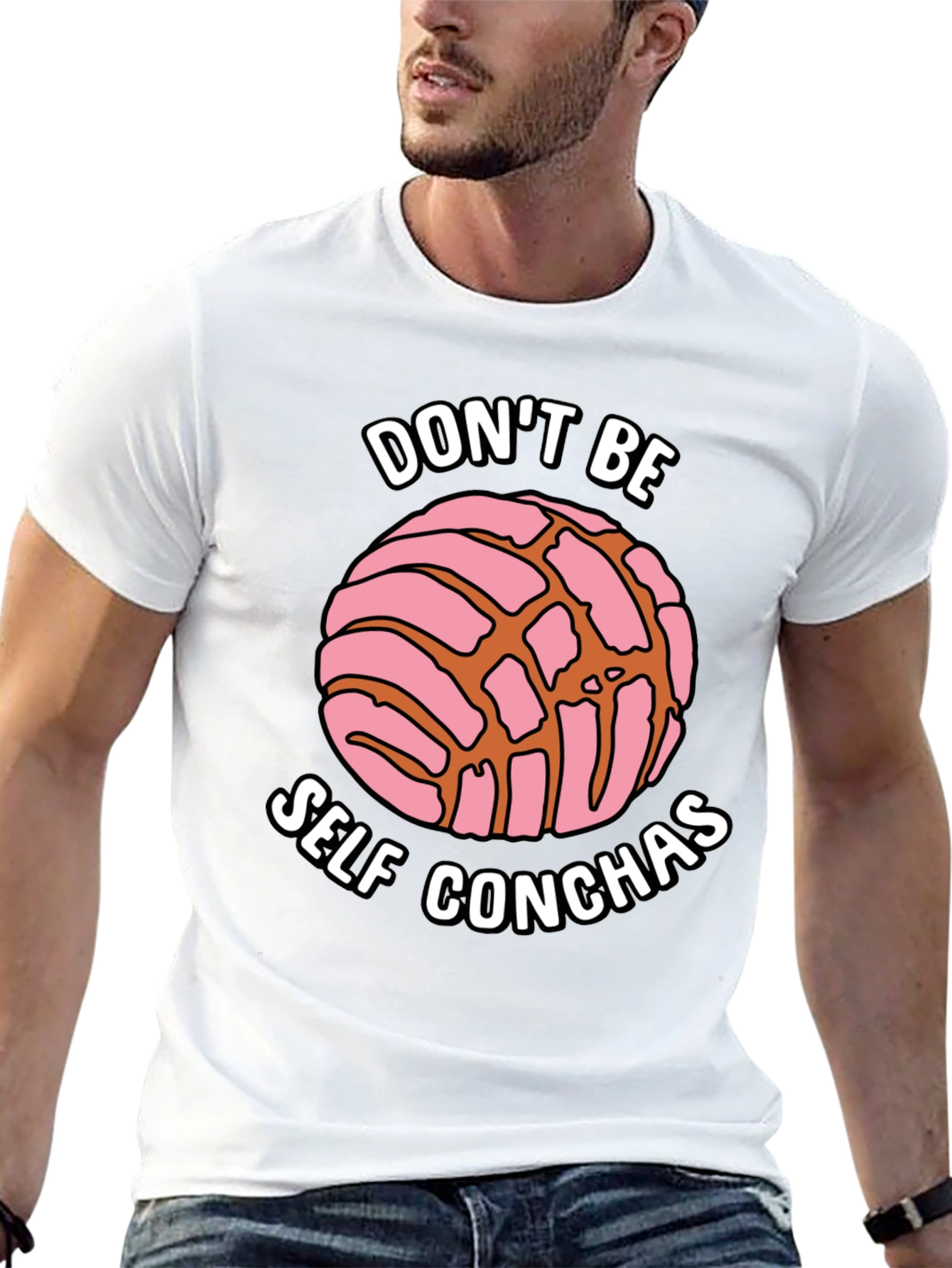 Black Don't Be Self Conchas T-Shirt view 13