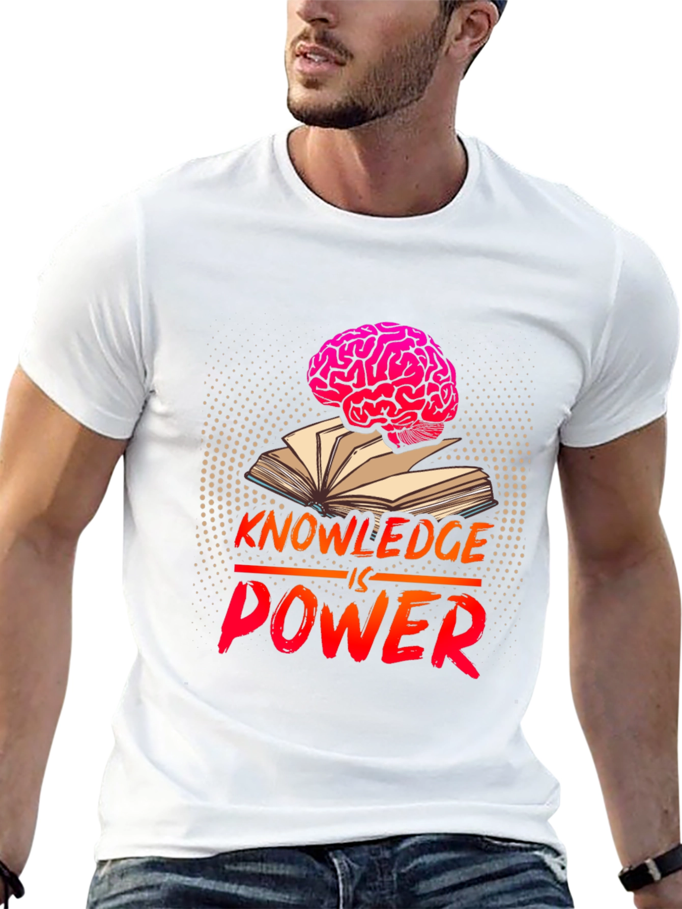 Black Knowledge is Power Graphic T-Shirt view 13