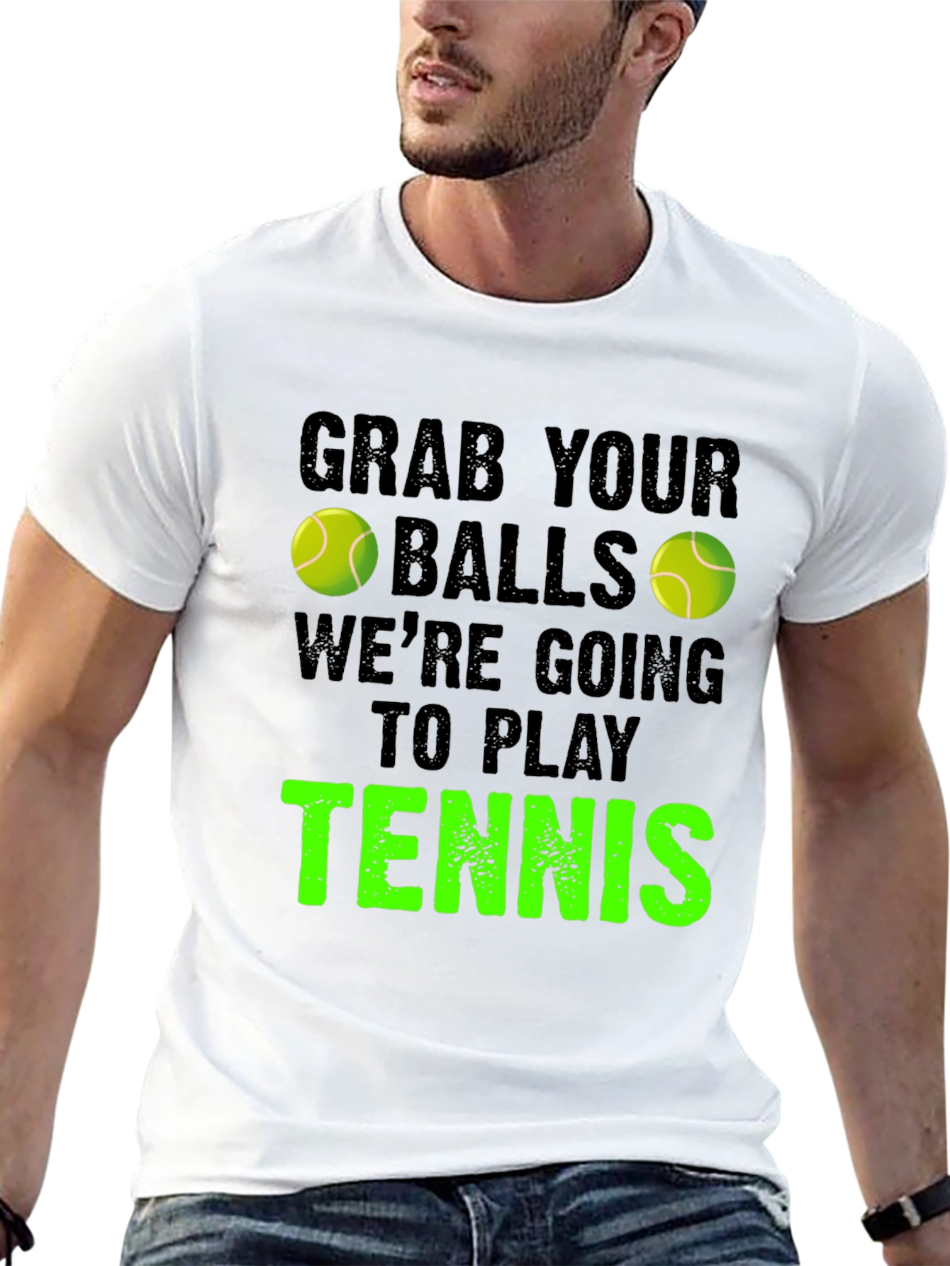 Grab Your Balls Tennis Graphic Tee - 13