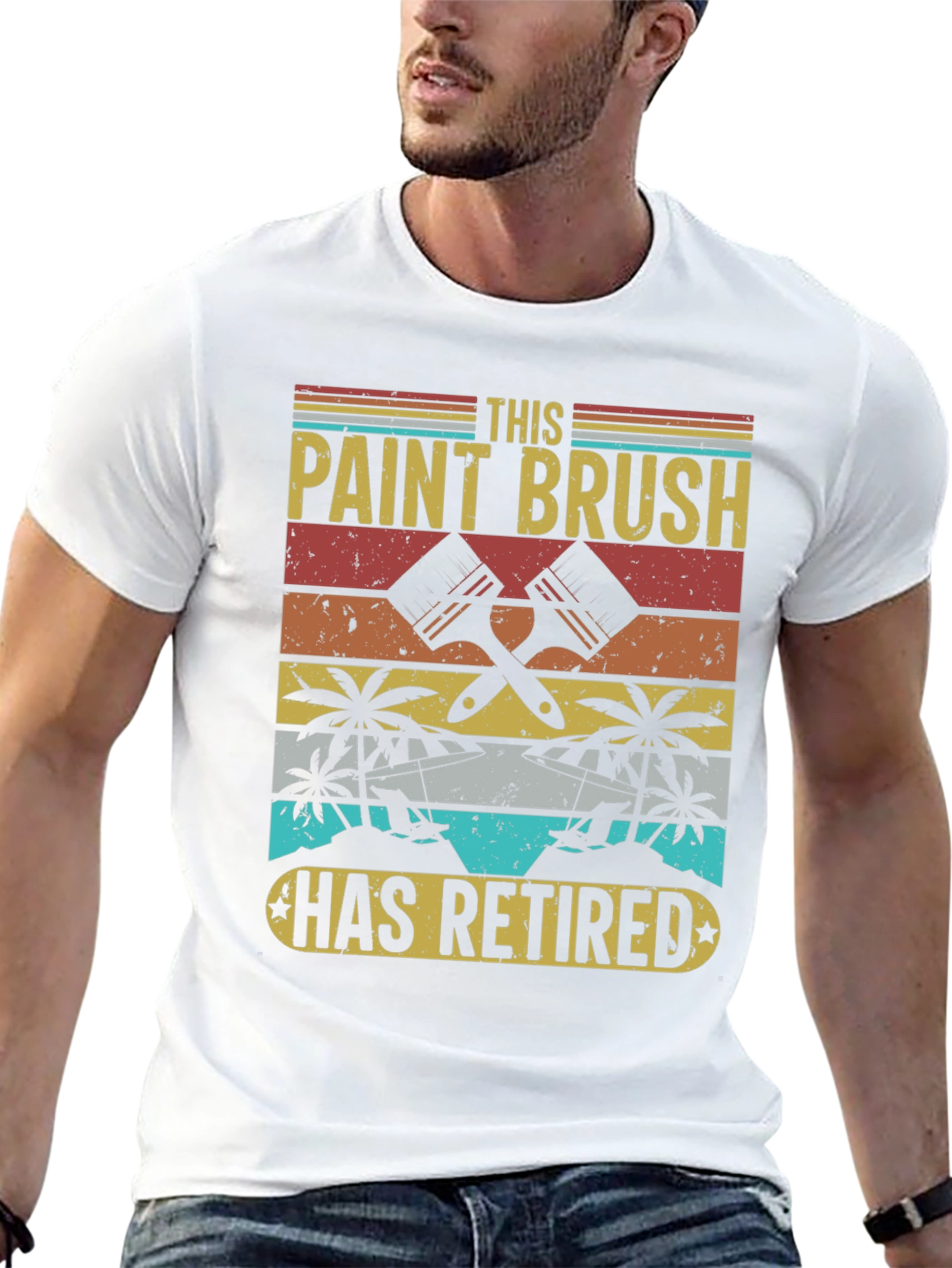 Retired Paint Brush T-Shirt - 13