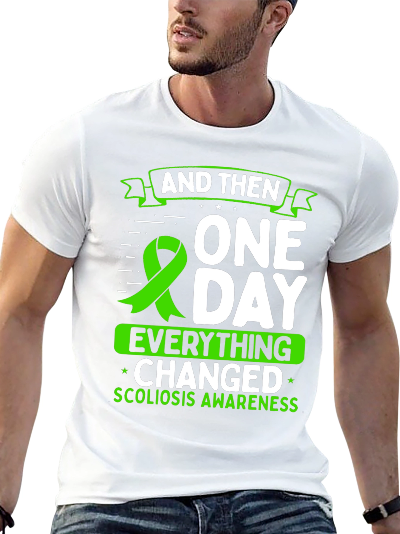 Scoliosis Awareness T-Shirt - Everything Changed - 13