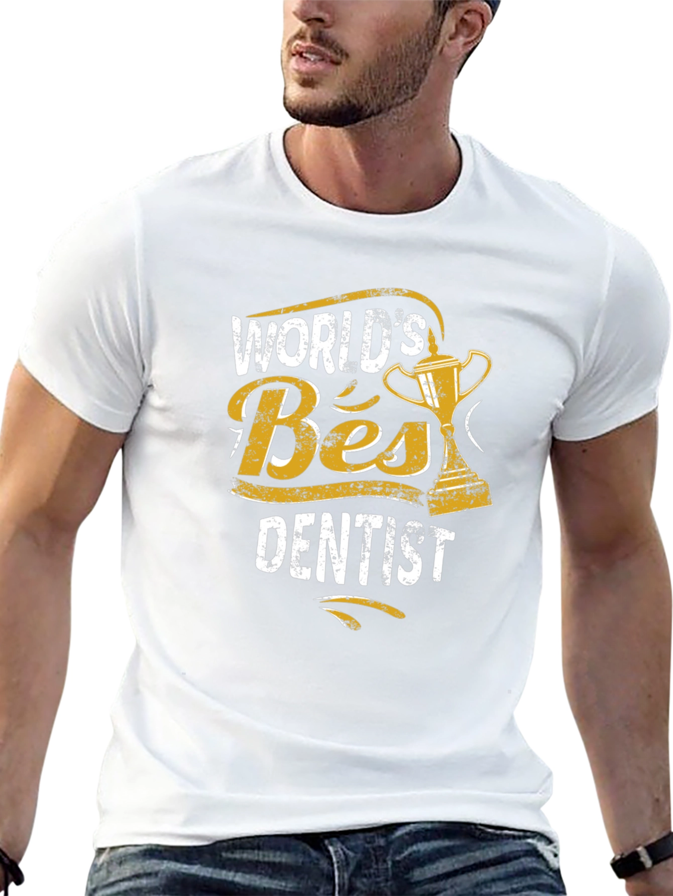 Black World's Best Dentist T-Shirt - Novelty Dental Gift view 13