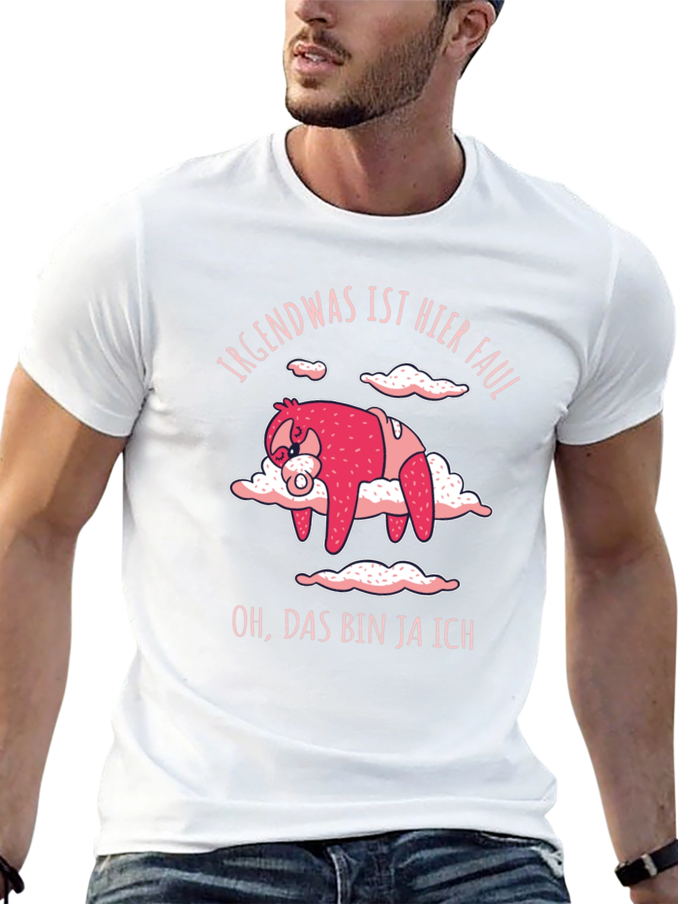 Black Lazy Sloth T-Shirt - Funny Graphic Tee view 13