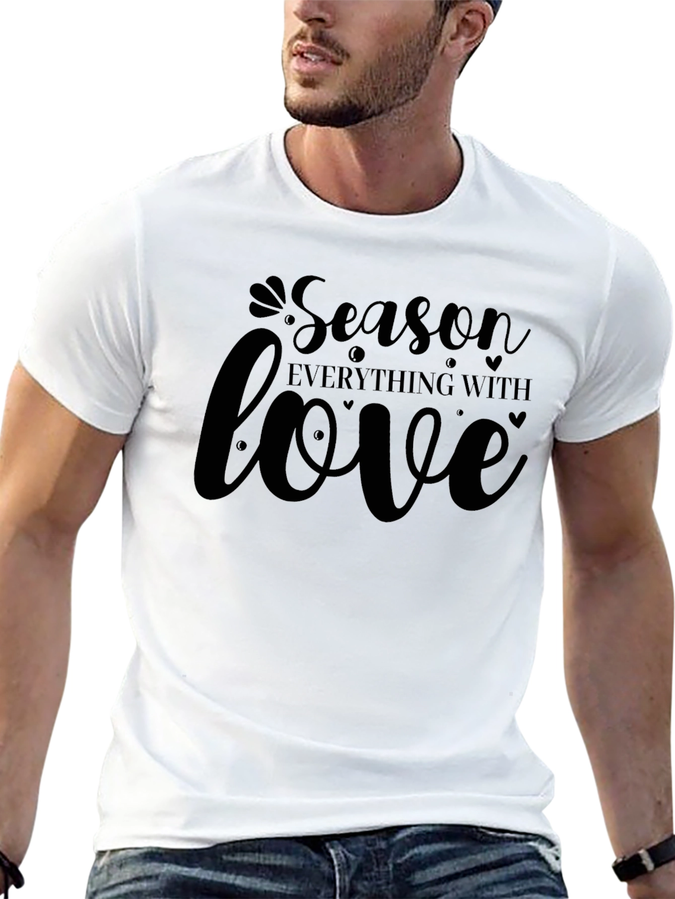 Black Season Everything With Love - Black T-Shirt view 13