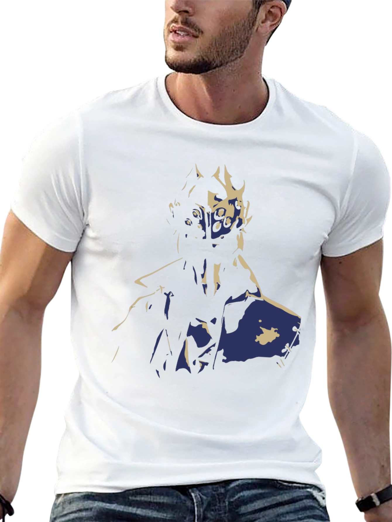 Black Mystic Figure Black Graphic Tee view 13