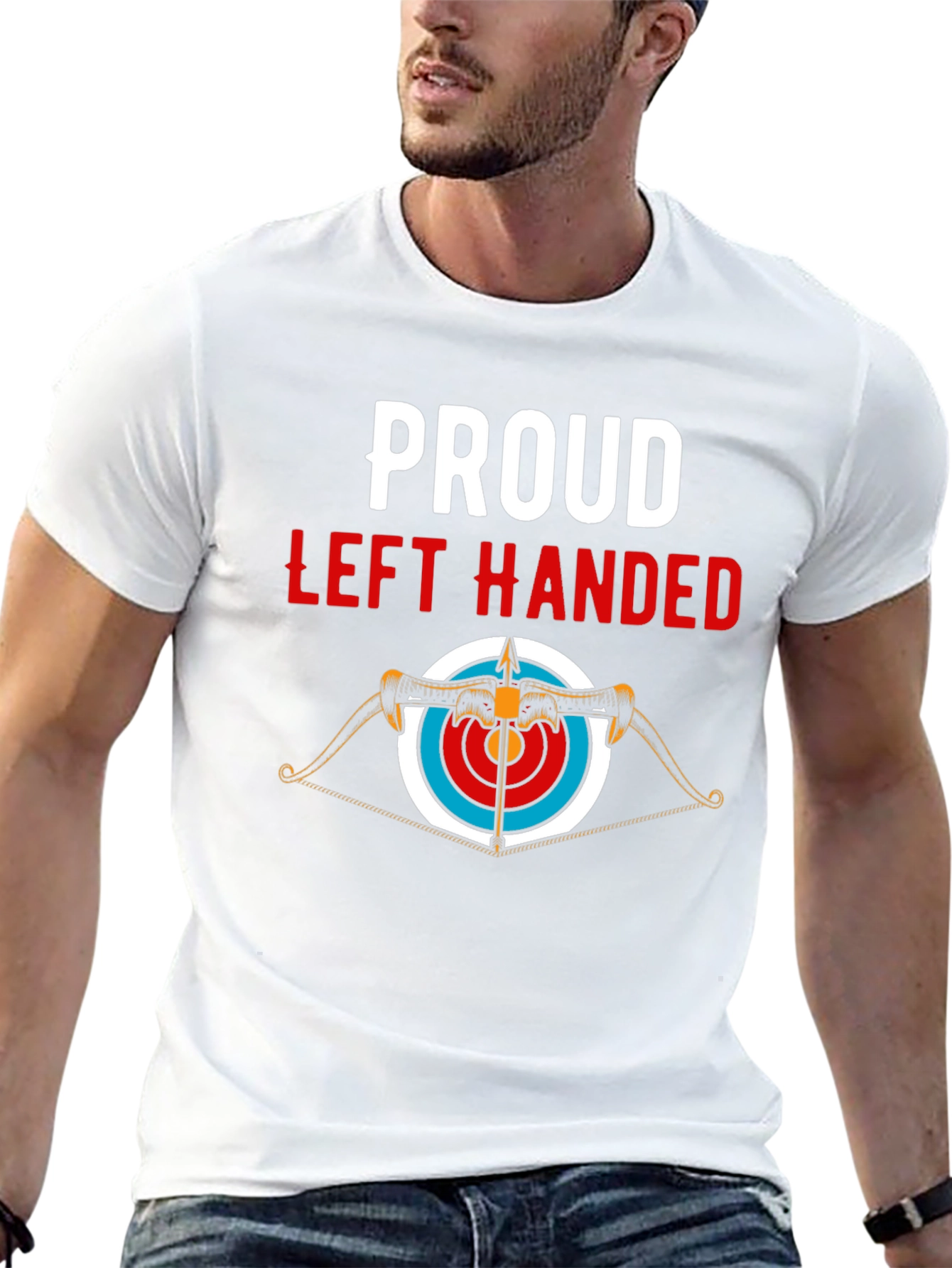 Black Proud Left-Handed Archer T-Shirt - Black view 13