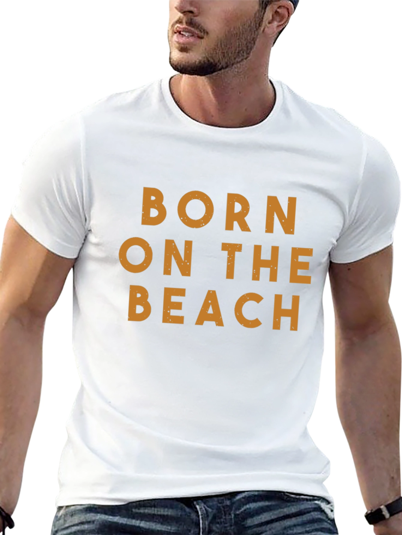 Black Born On The Beach Black T-Shirt view 13
