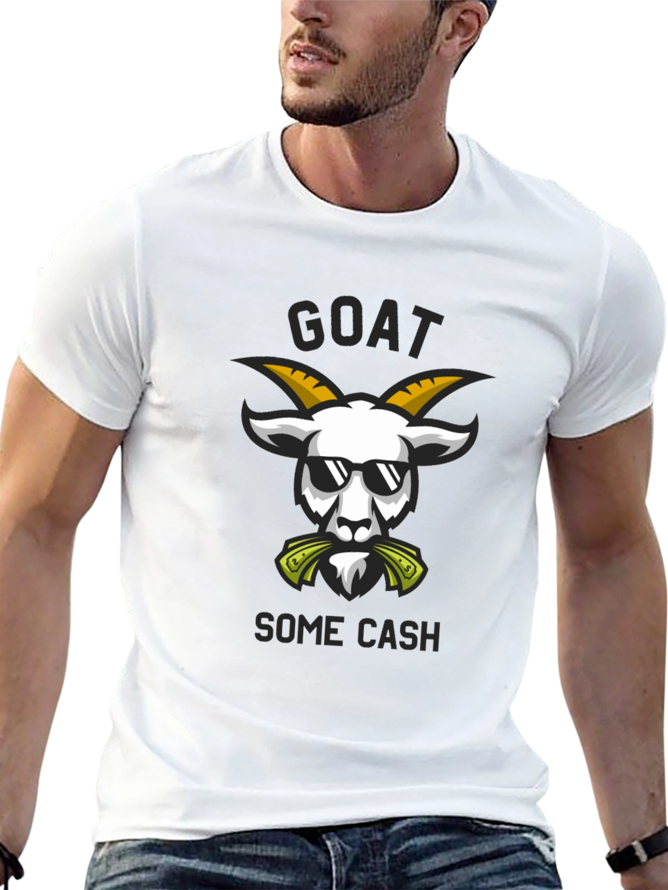 Black Goat Some Cash T-Shirt - Black view 13