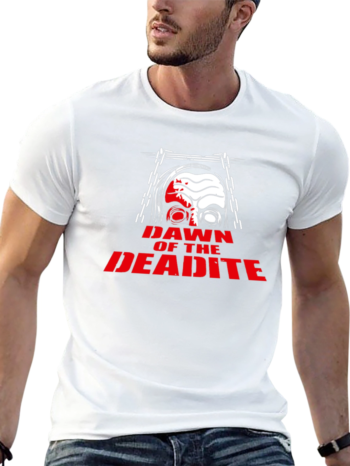 Black Dawn of the Deadite T-Shirt Horror Movie Graphic Tee view 13