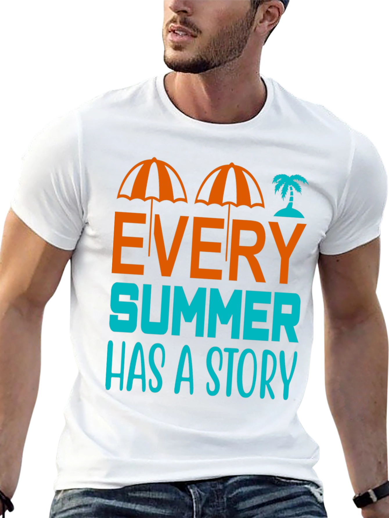 Black Every Summer Has A Story Graphic T-Shirt view 13