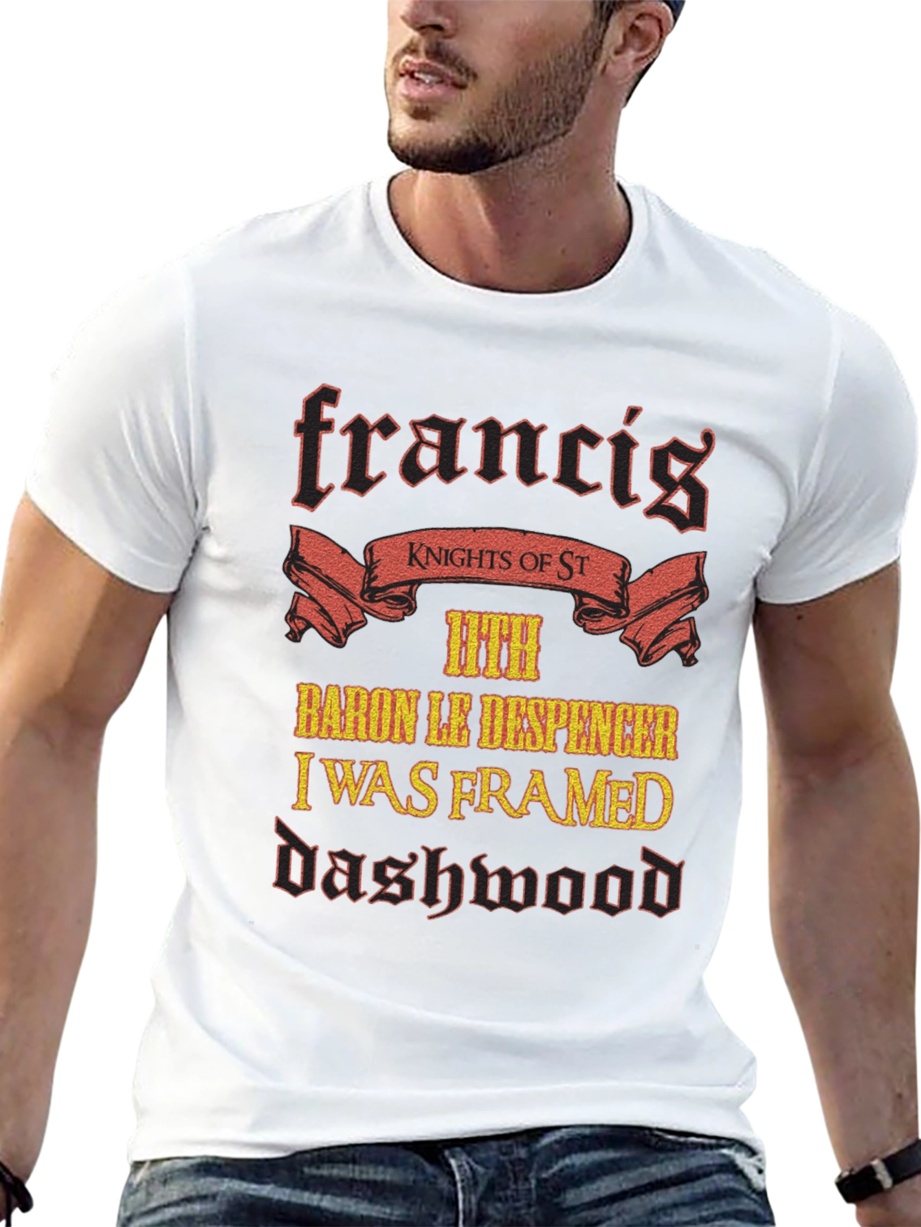 Black Francis Dashwood Knights T-Shirt view 13
