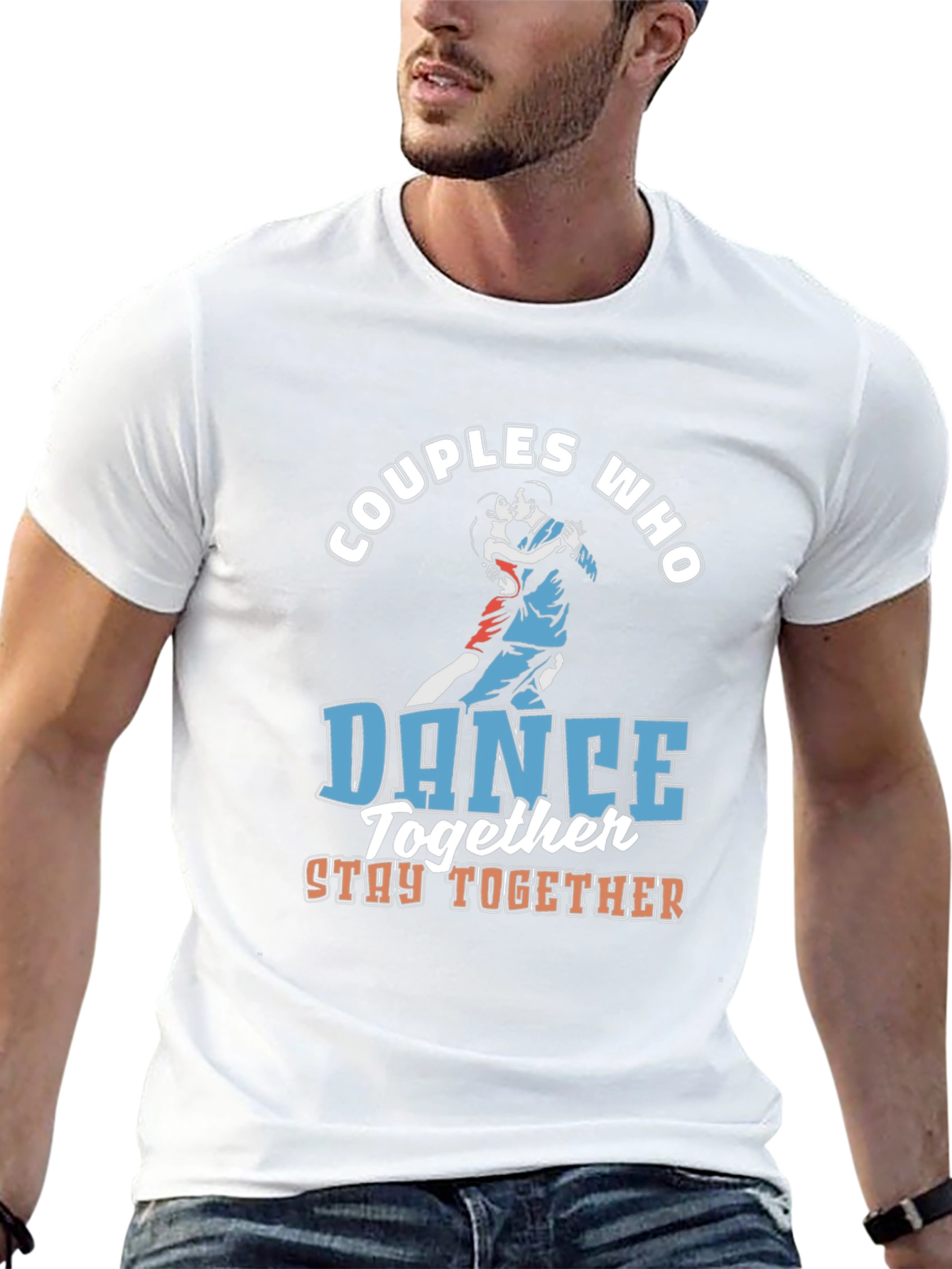 Black Couples Dance Together Graphic Tee view 13