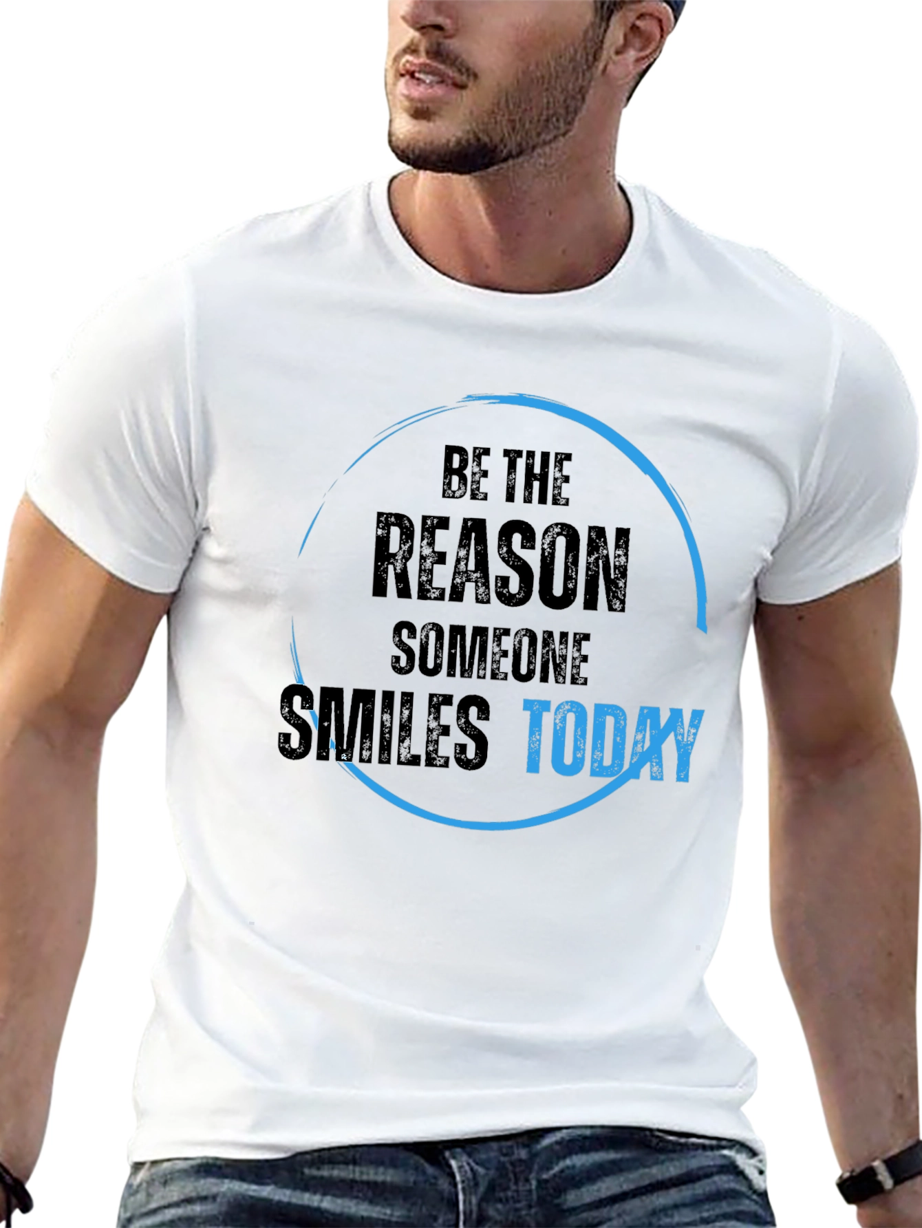 Black Be The Reason T-Shirt - Inspirational Graphic Tee view 13