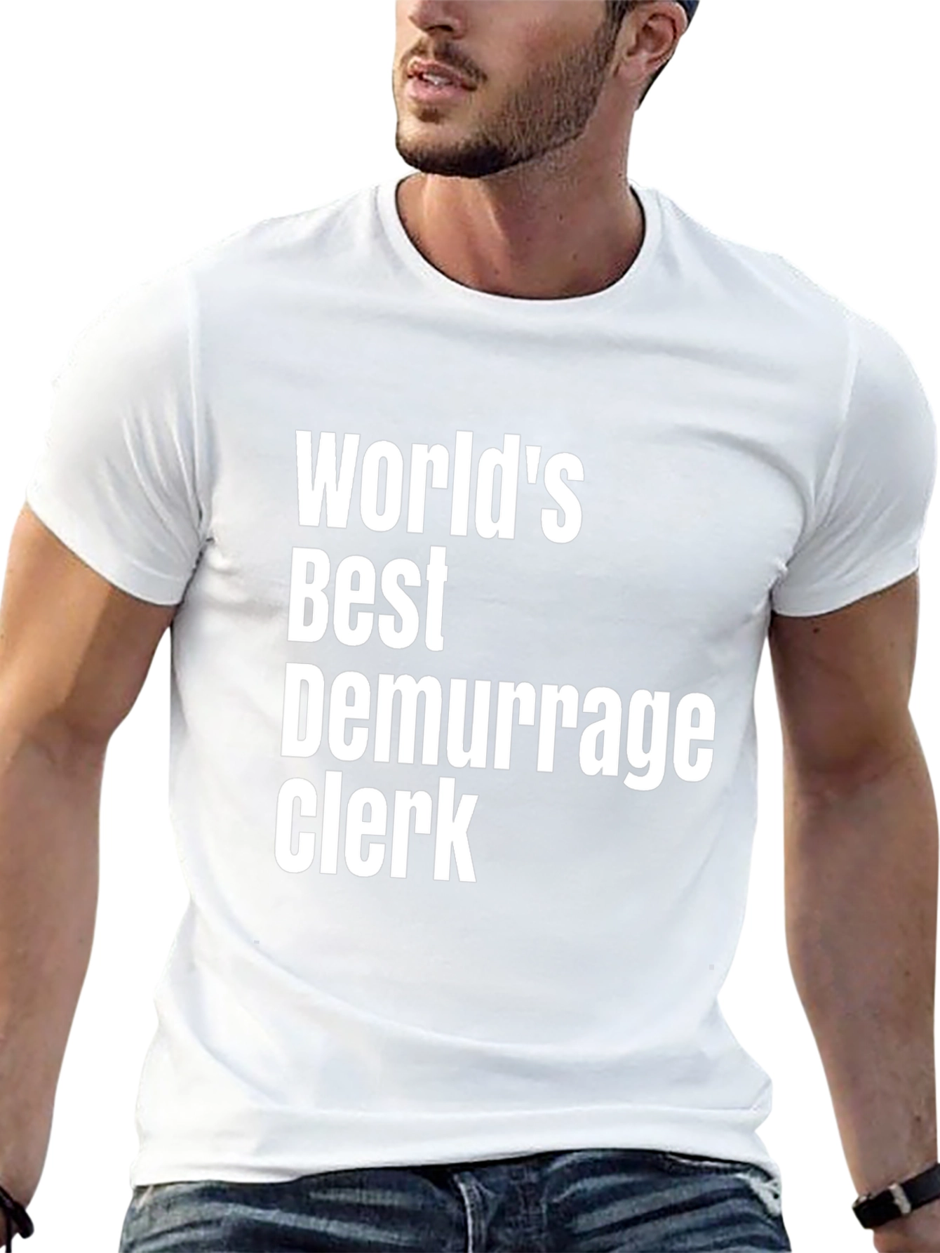 Black World's Best Demurrage Clerk T-Shirt view 13