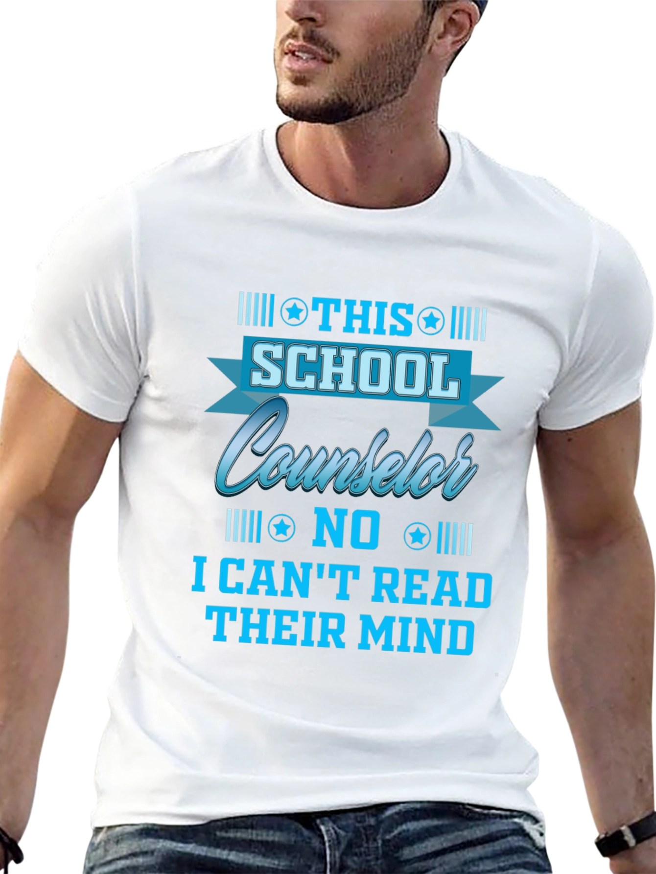 Black School Counselor T-Shirt - Read Minds? view 13