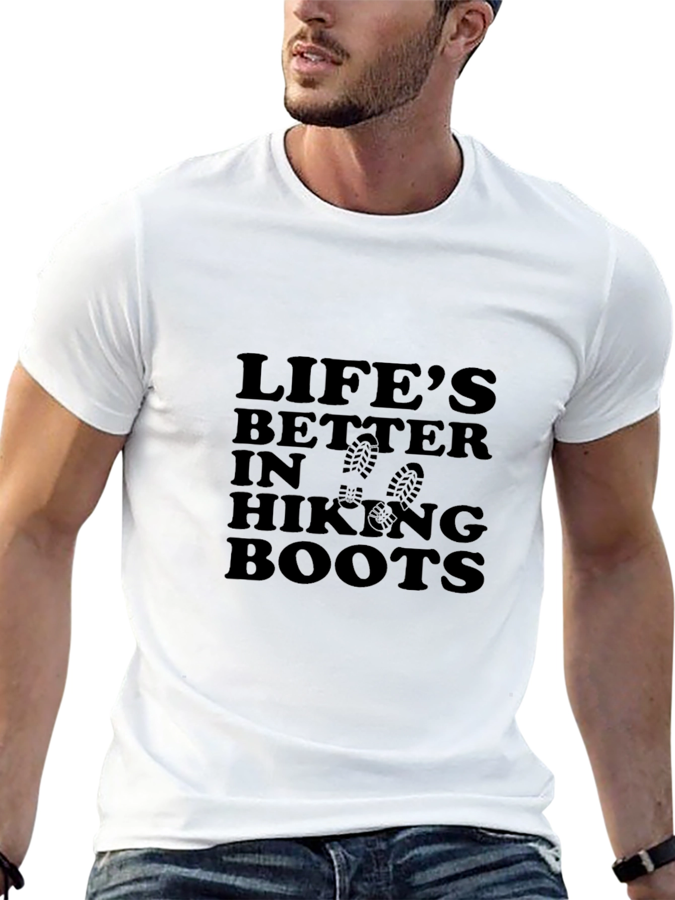 Black Life's Better in Hiking Boots T-Shirt view 13
