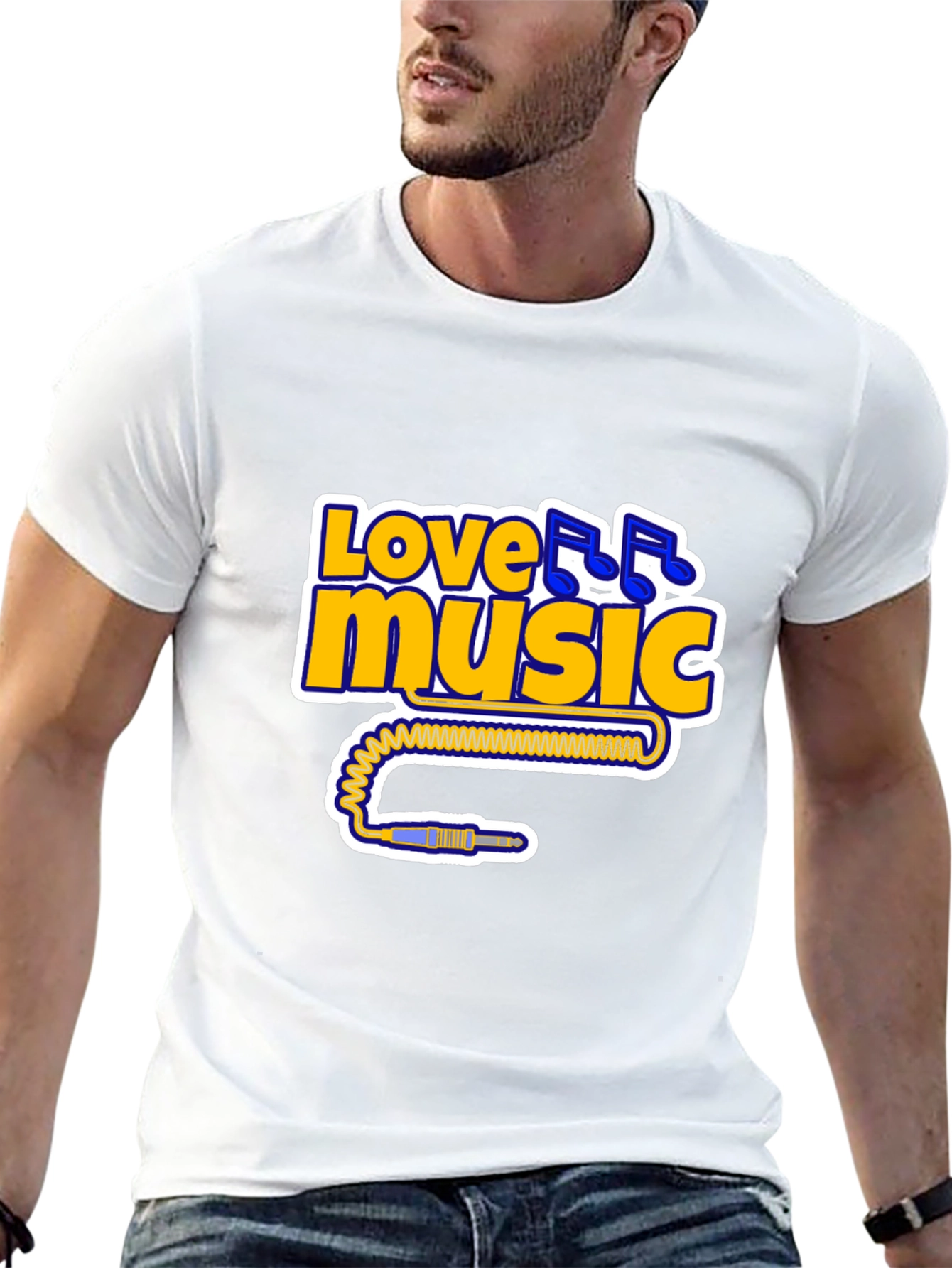Black Love Music T-Shirt - Cool Musician Tee view 13