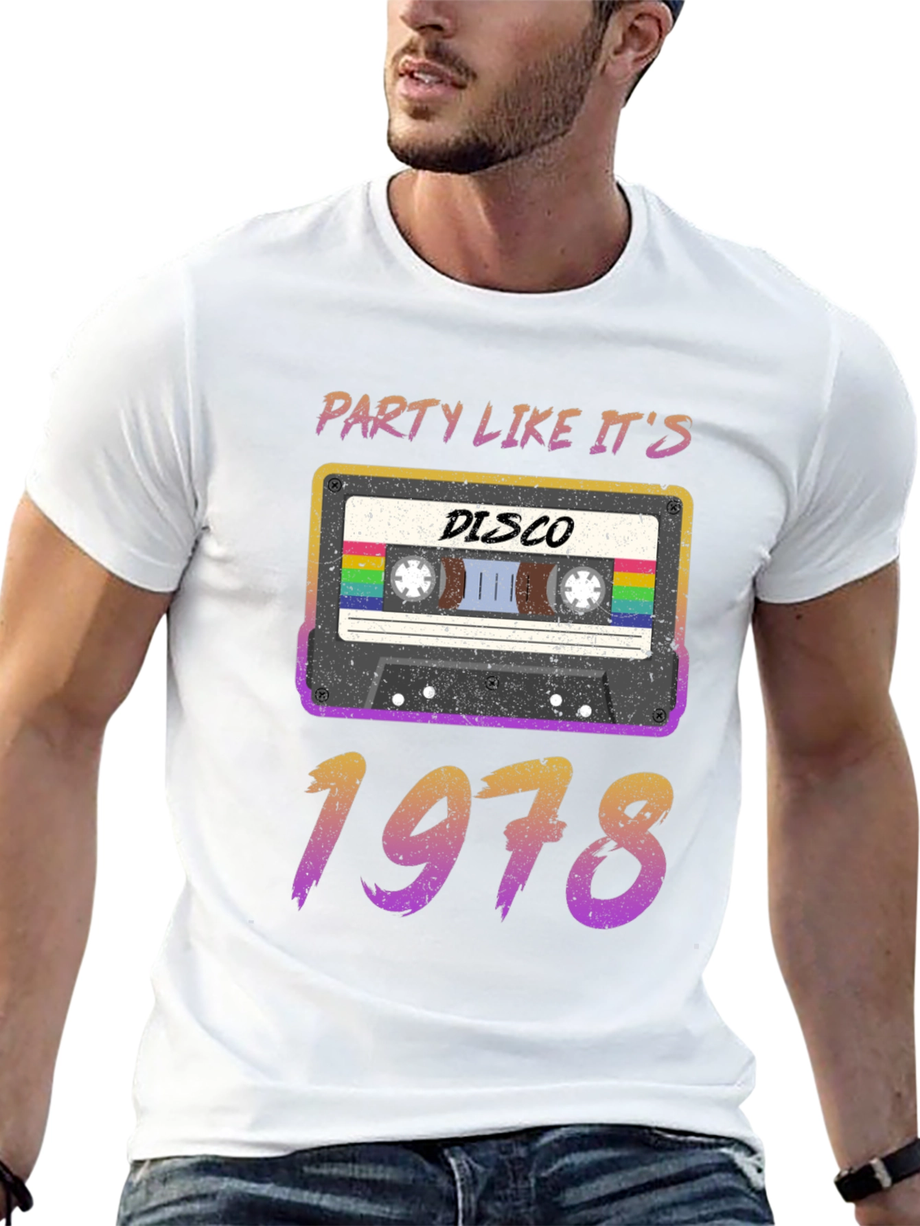 Black Party Like It's 1978 Disco T-Shirt view 13