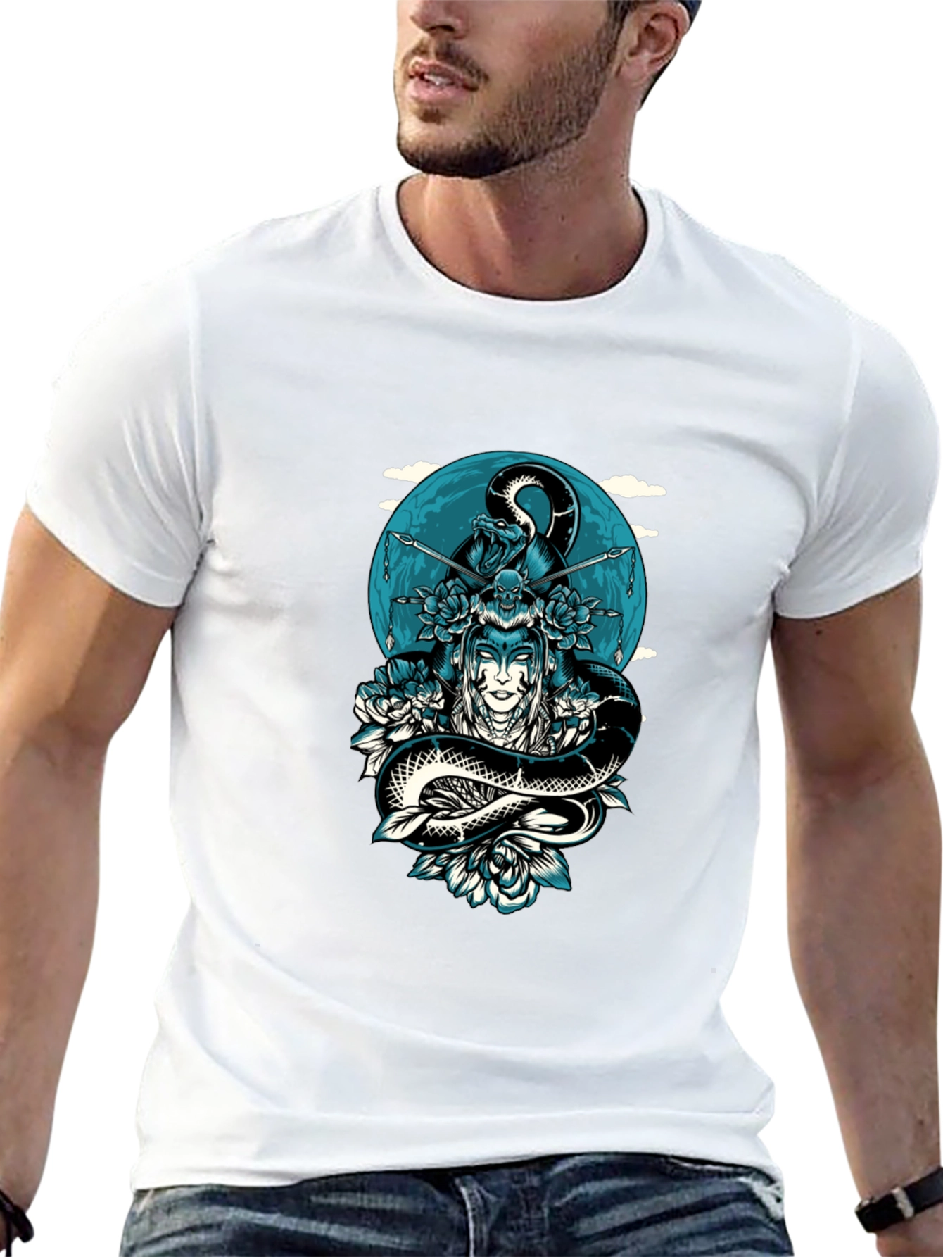 Black Snake Queen Graphic Tee - Unique Design view 13