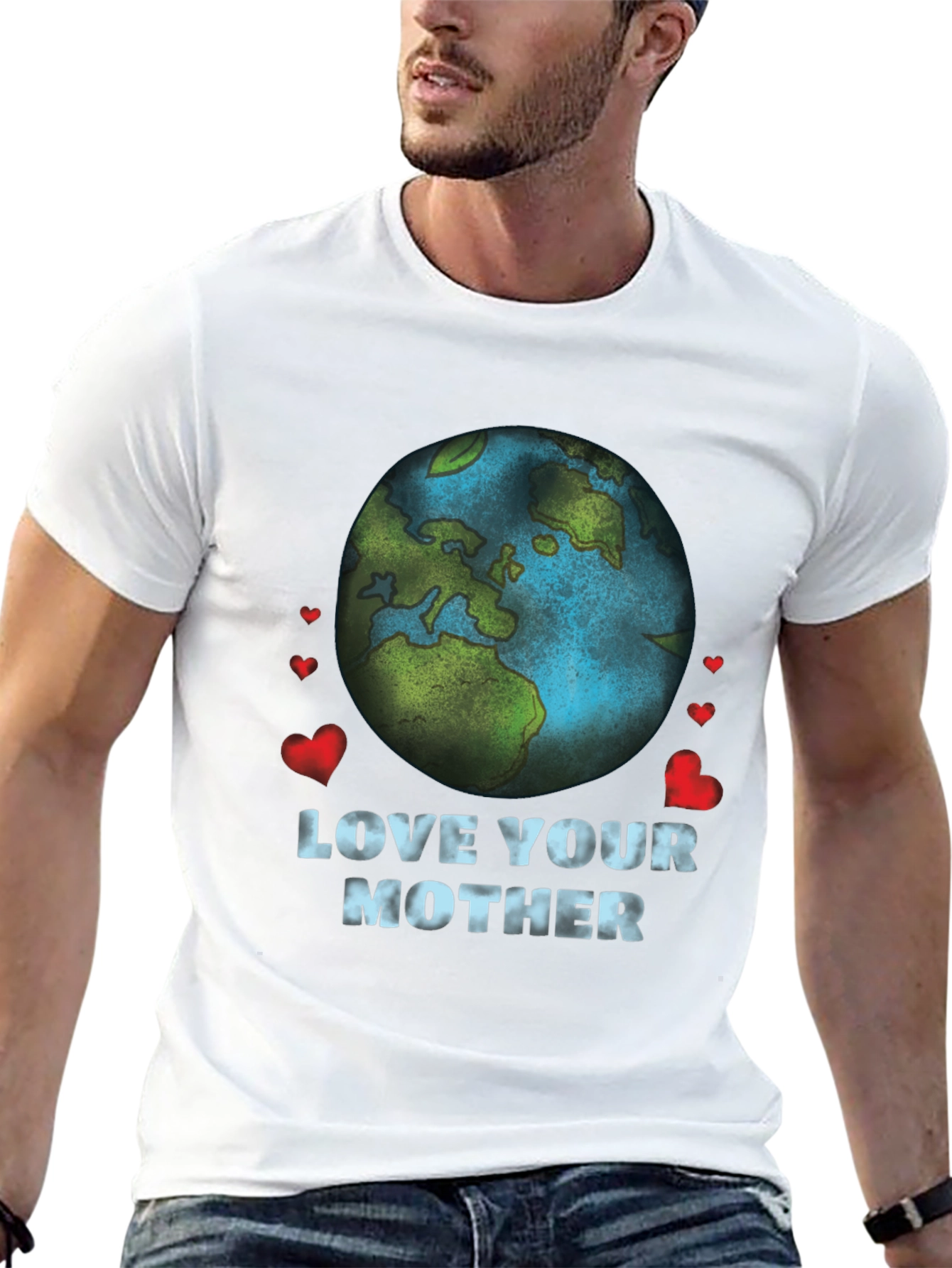 Black Love Your Mother Earth T-Shirt view 13