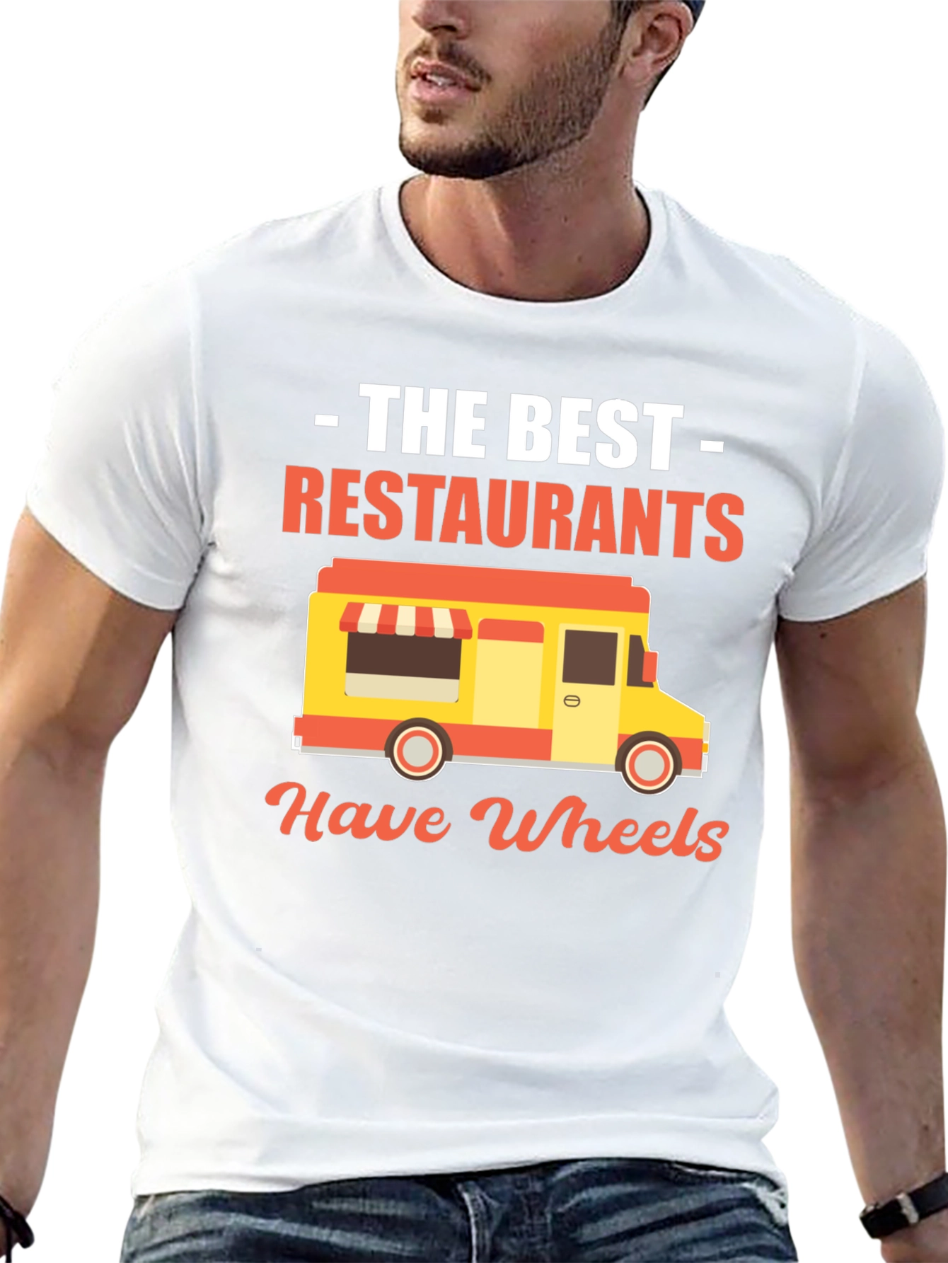 Black The Best Restaurants Have Wheels T-Shirt view 13