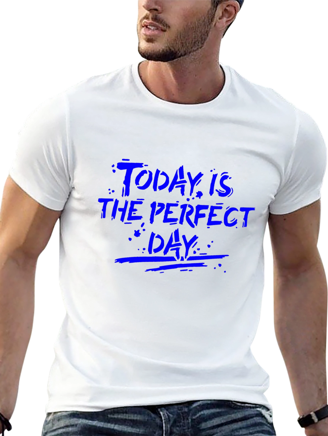 Black Today is the Perfect Day Graphic Tee - Black view 13
