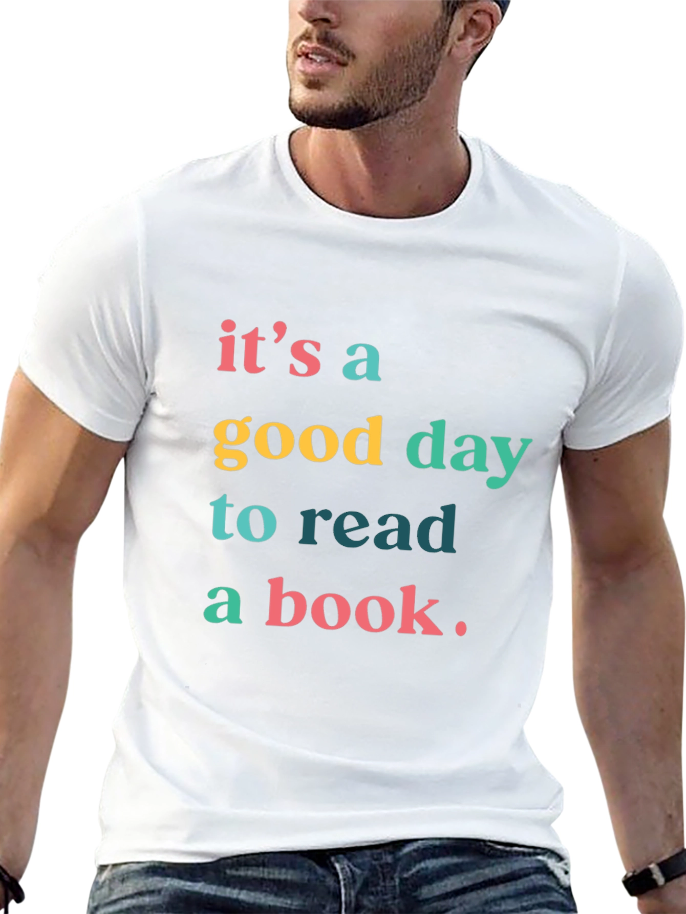 Black It's A Good Day to Read a Book T-Shirt view 13