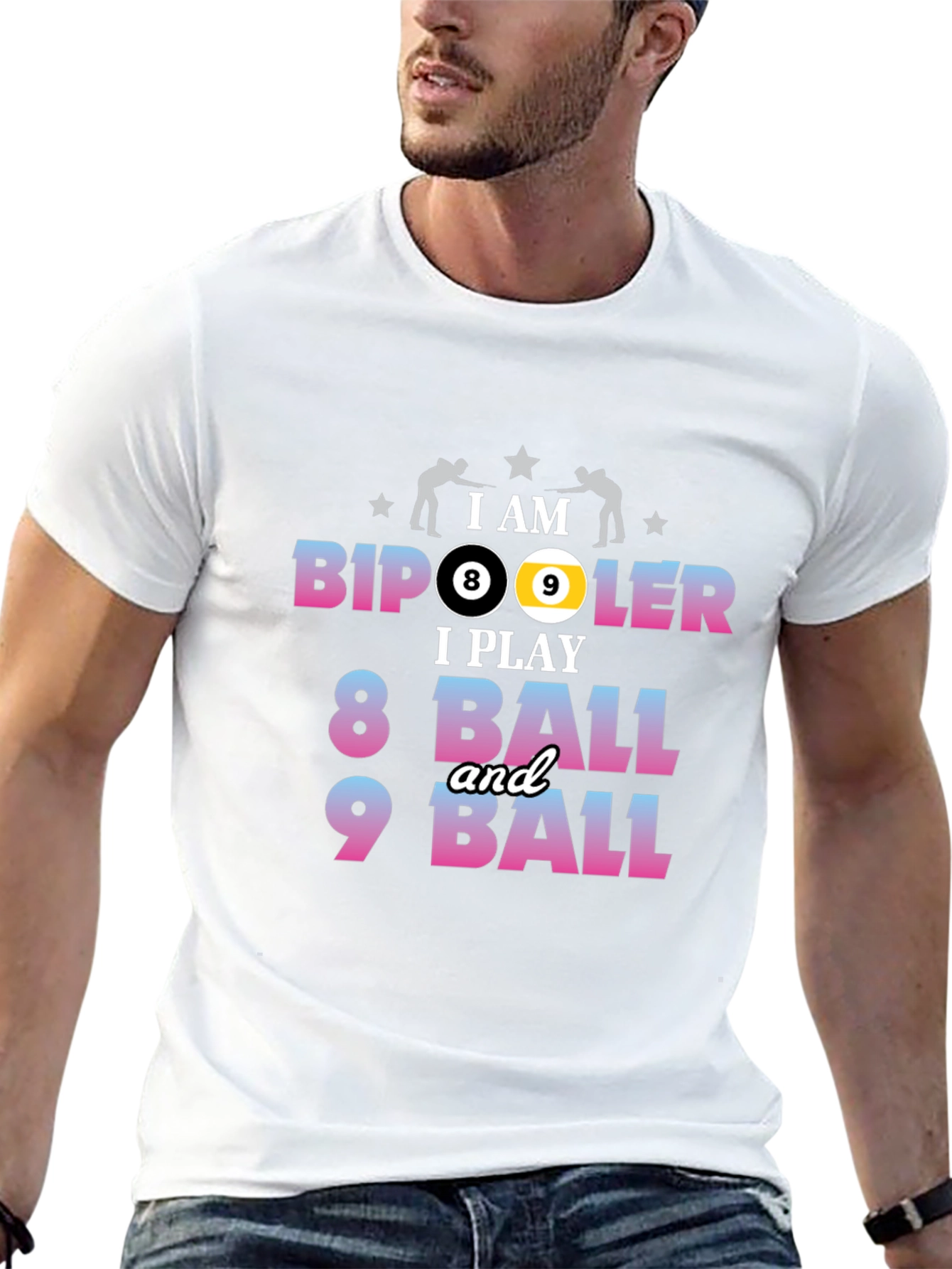 Bipooler Billiards T-Shirt - 8 Ball & 9 Ball - 13