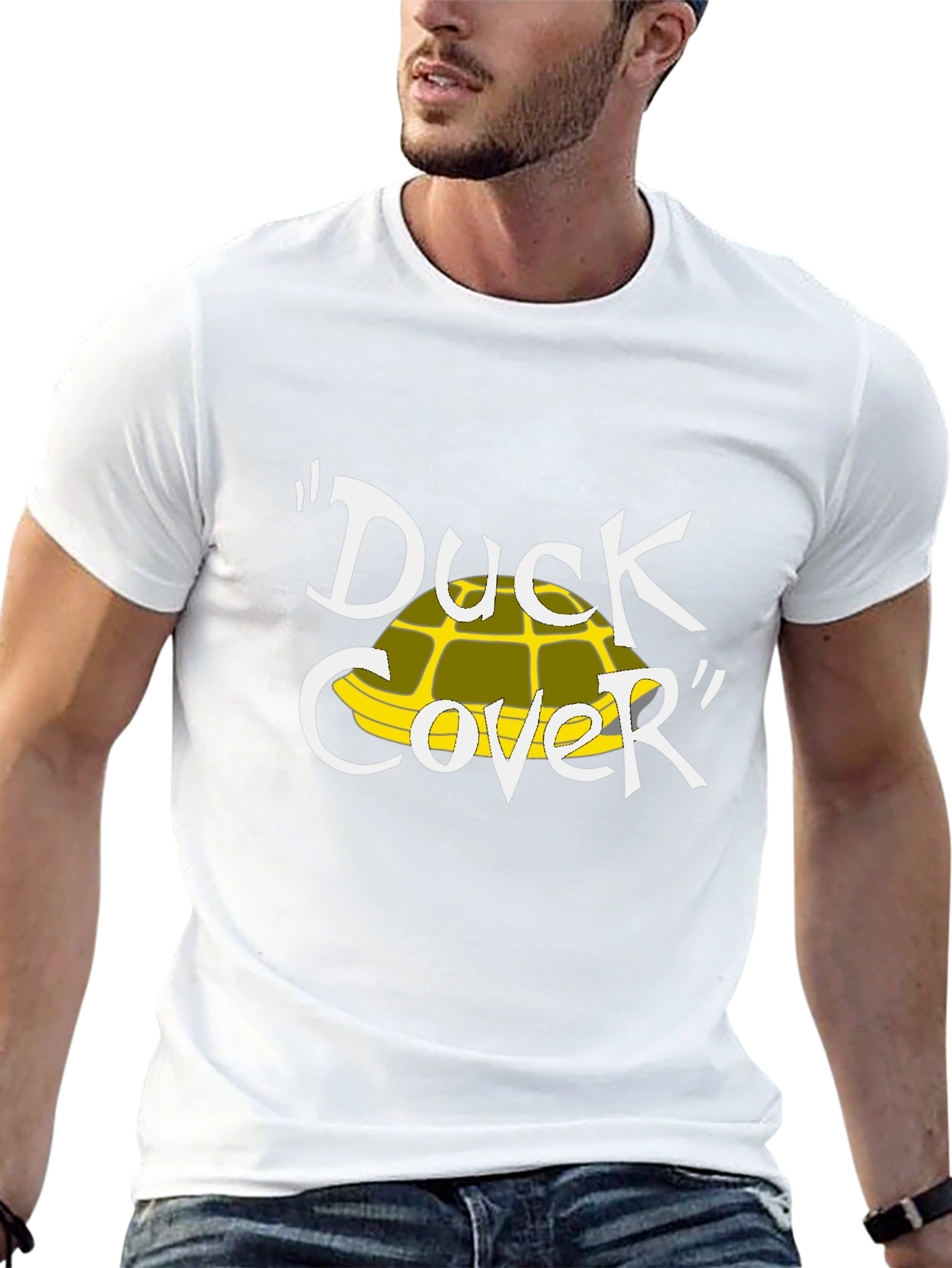 Black Duck Cover T-Shirt - Funny Graphic Tee view 13