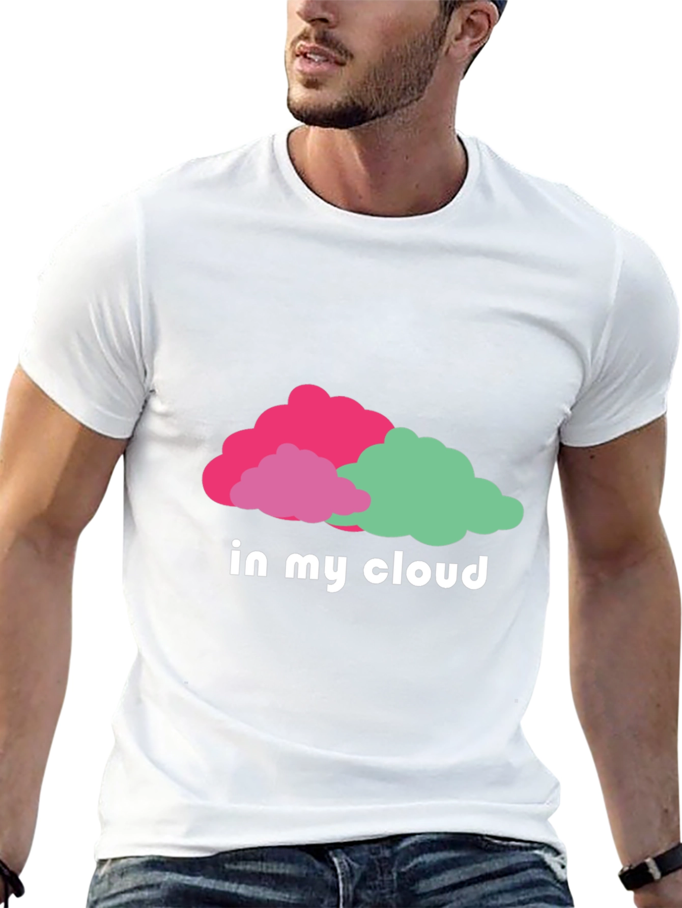 Black In My Cloud Graphic Tee - Fun & Stylish T-Shirt view 13