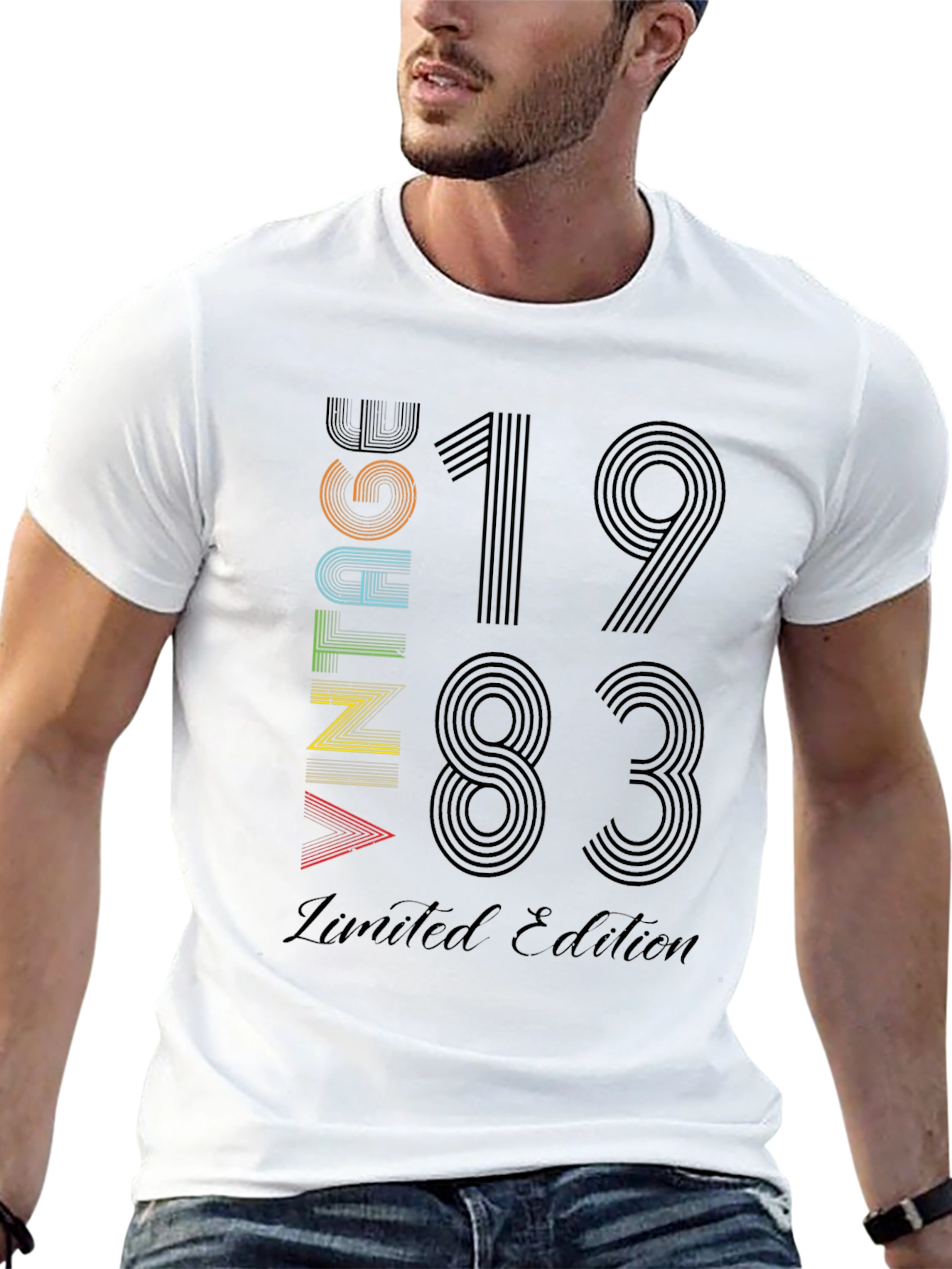 Black Vintage 1983 Limited Edition T-Shirt view 13