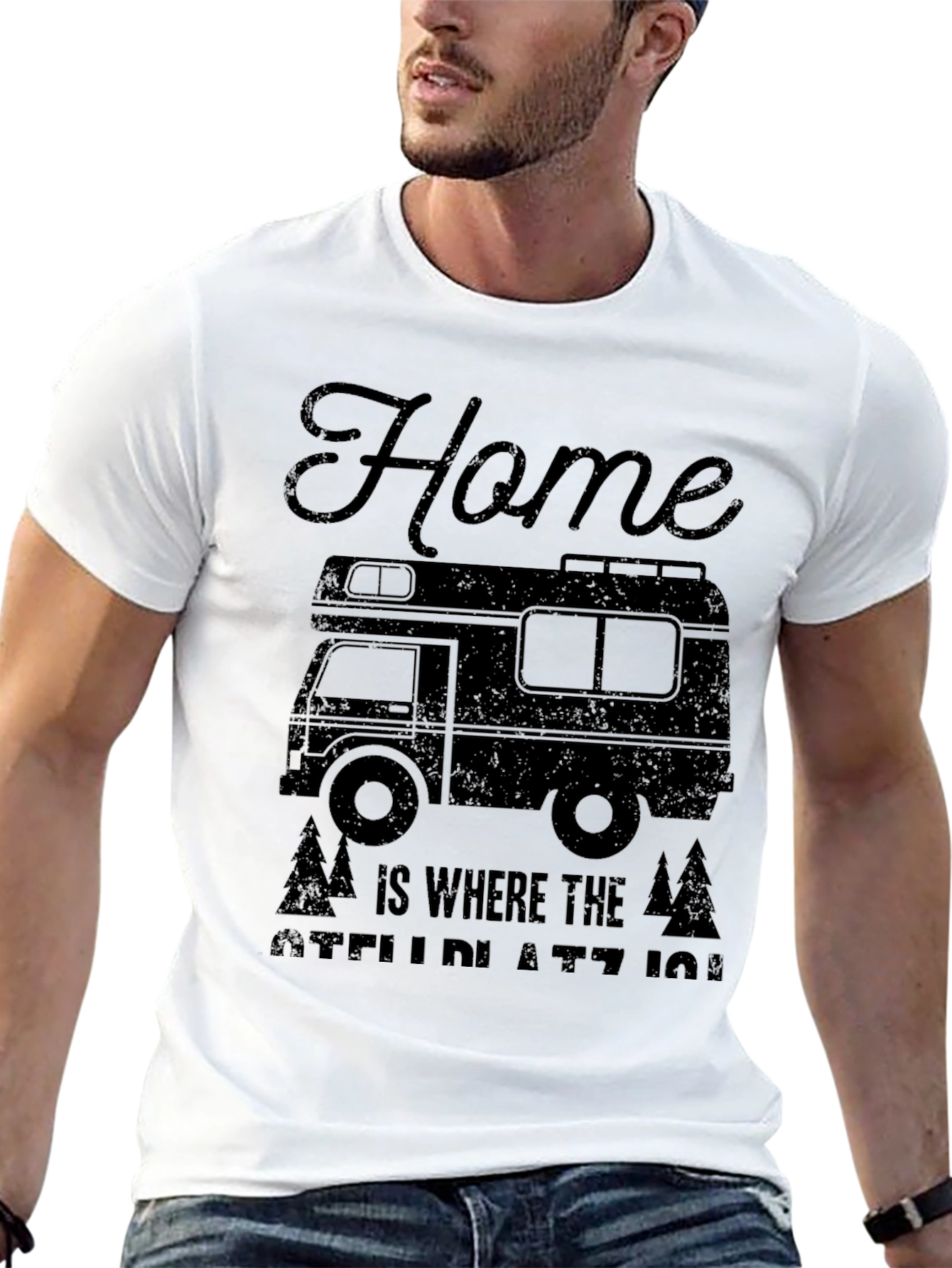 Home is Where Stellplatz Is T-Shirt - 13