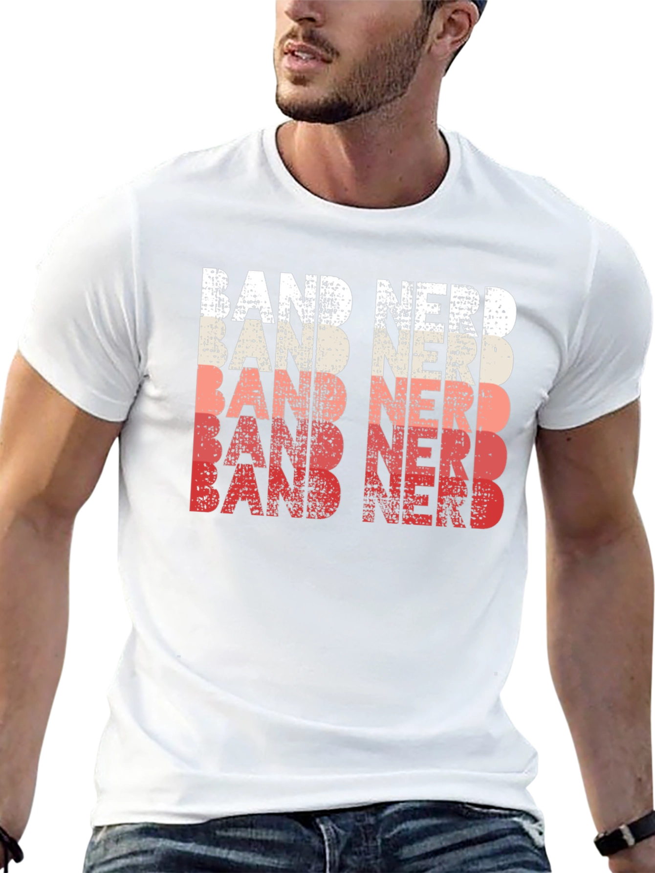 Black Band Nerd T-Shirt view 13