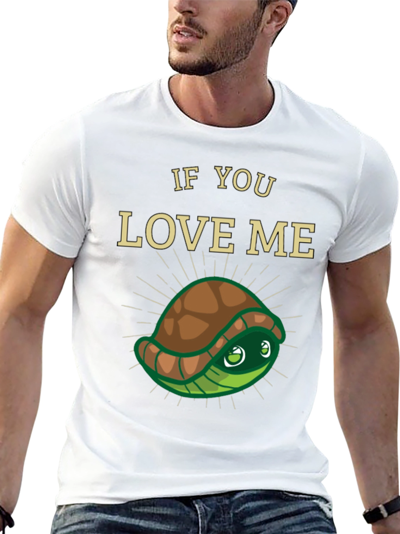 Black If You Love Me Turtle T-Shirt view 13