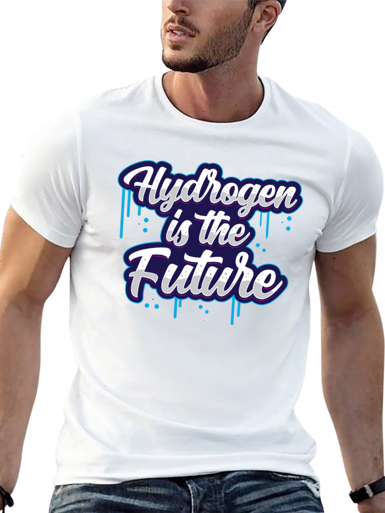 Hydrogen is the Future Graphic T-Shirt - 13