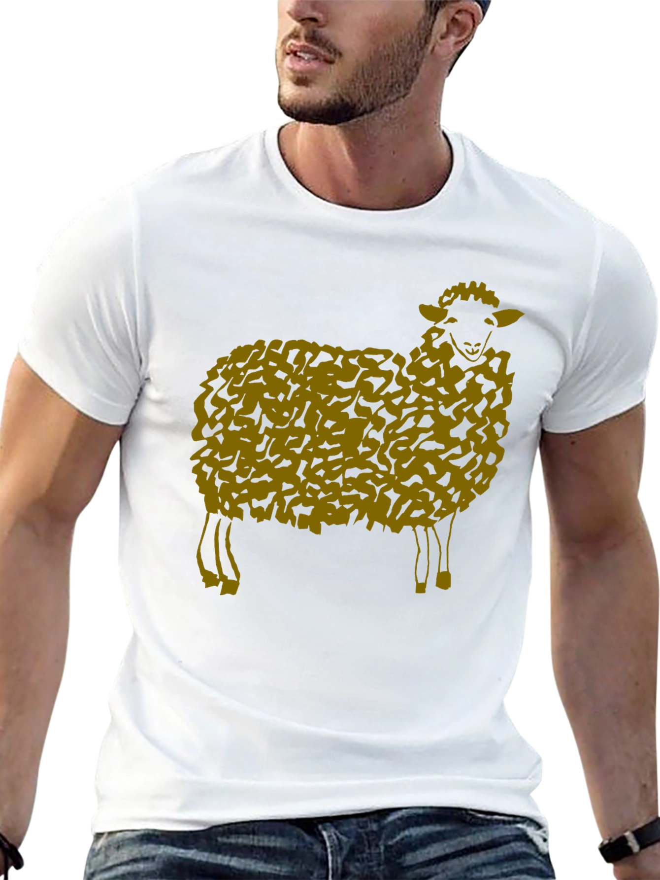 Black Sheep Graphic Black T-Shirt view 13