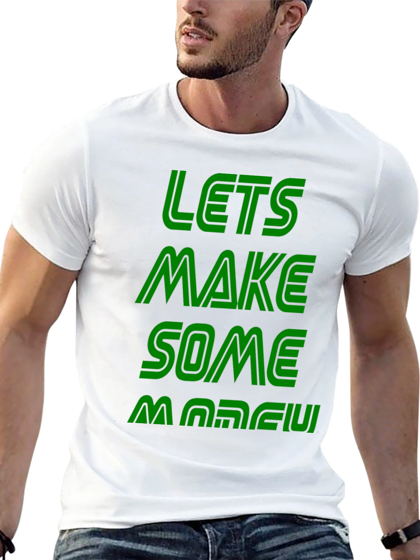 Black Let's Make Some Money Graphic Tee view 13