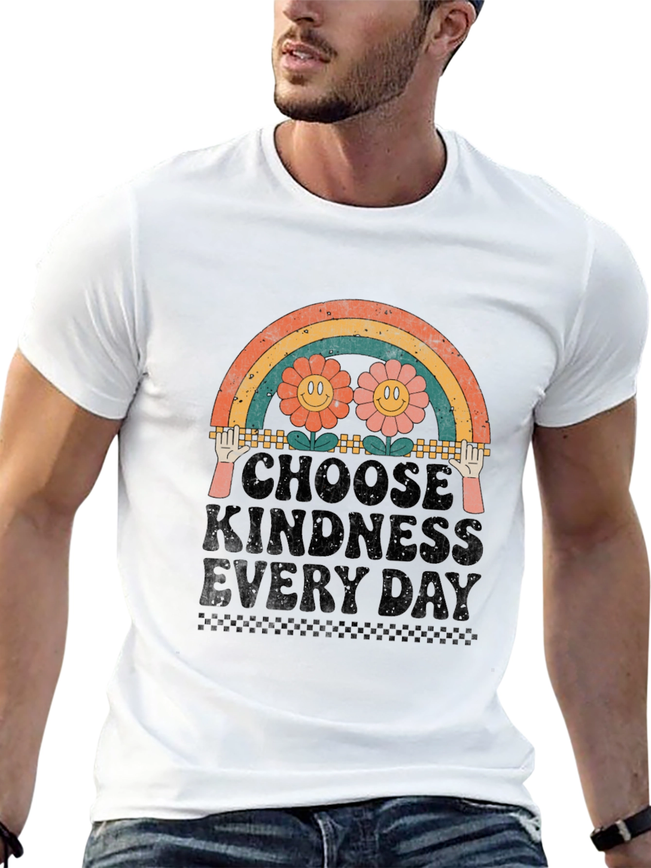 Black Choose Kindness Every Day Graphic Tee - Black view 13