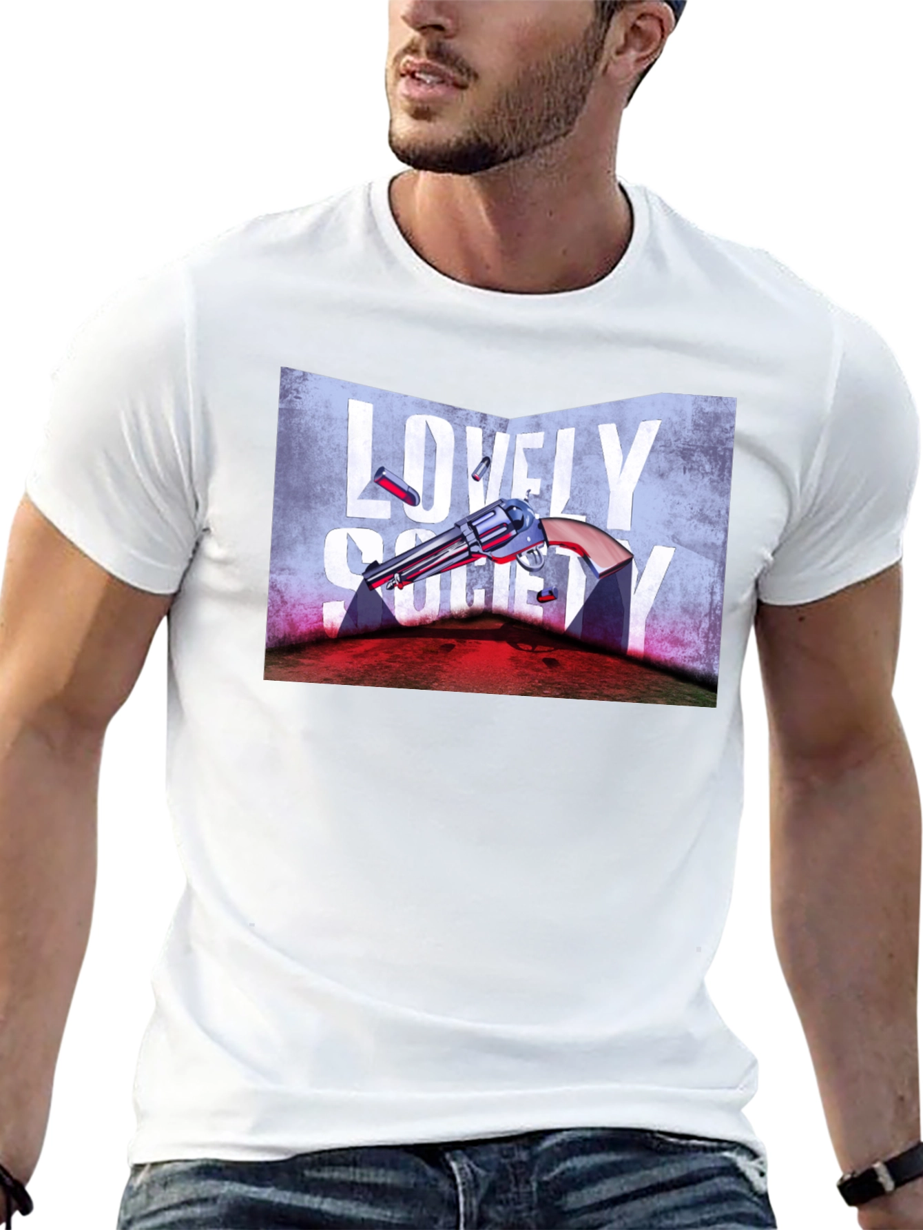 Lovely Society Graphic Tee - Edgy Design - 13
