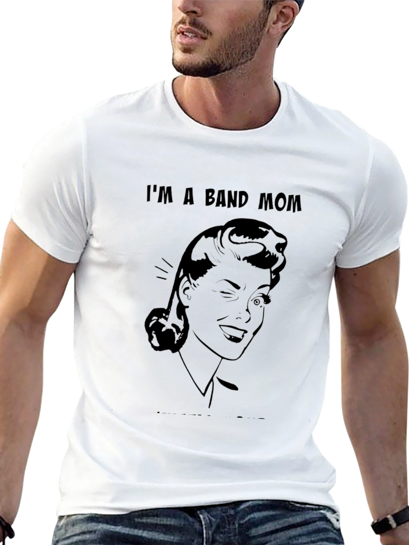 Black I'm a Band Mom - Unisex T-Shirt view 13