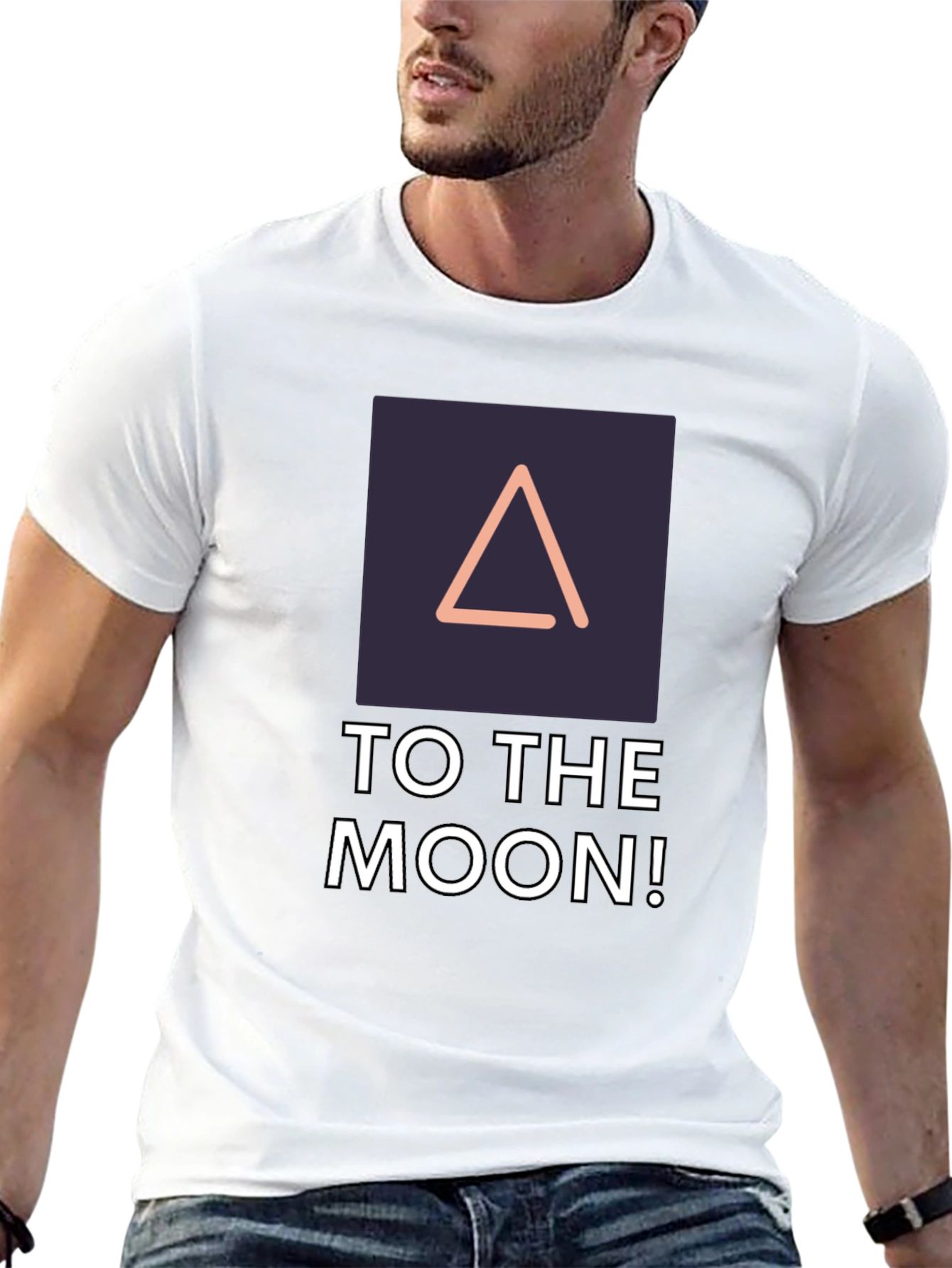 Black Delta Crypto To The Moon Black Tee view 13