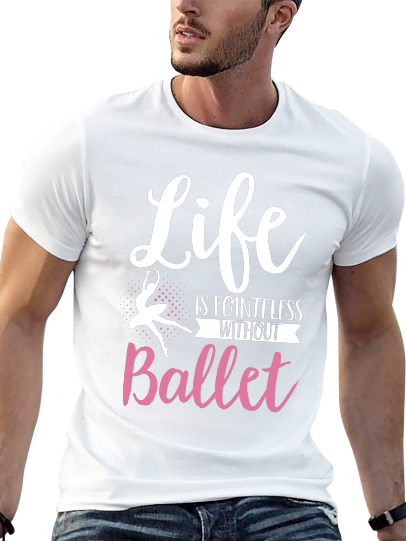 Black Life is Pointless Without Ballet T-Shirt view 13