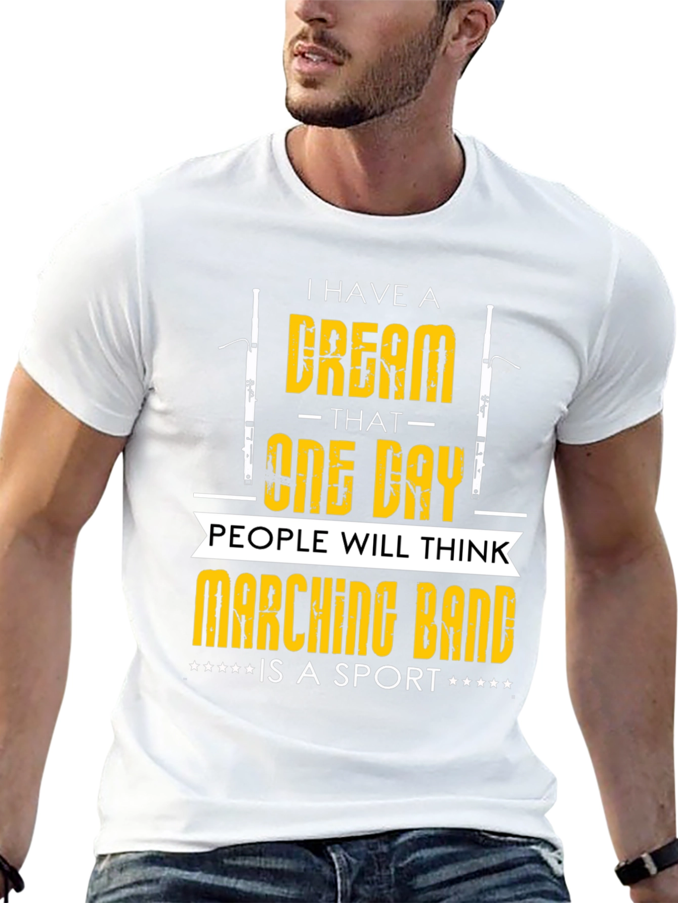 Black Marching Band Sport T-Shirt - Dream Design view 13