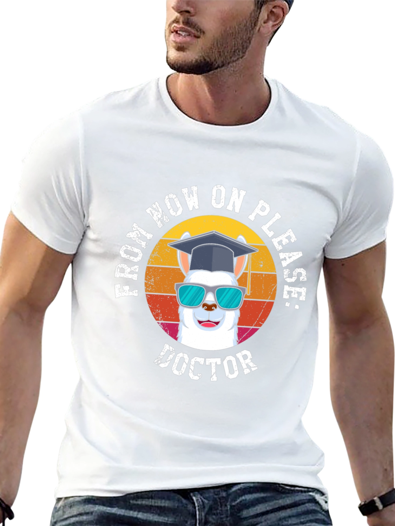 Doctor Llama T-Shirt Funny Graduation Gift - 13