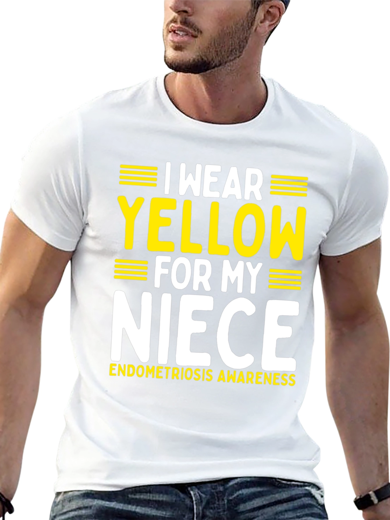 I Wear Yellow For My Niece Awareness T-Shirt - 13