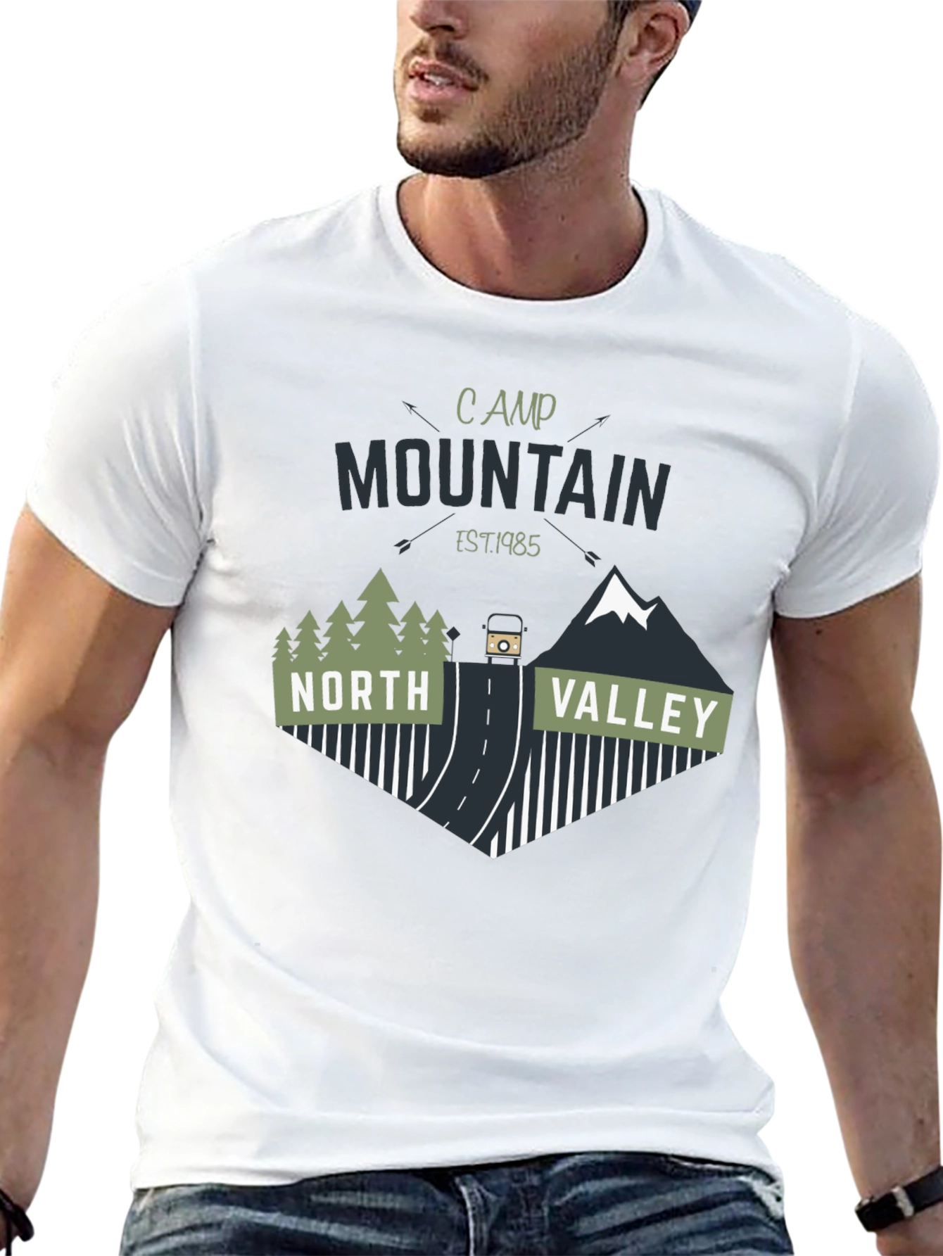 Black Camp Mountain North Valley T-Shirt view 13